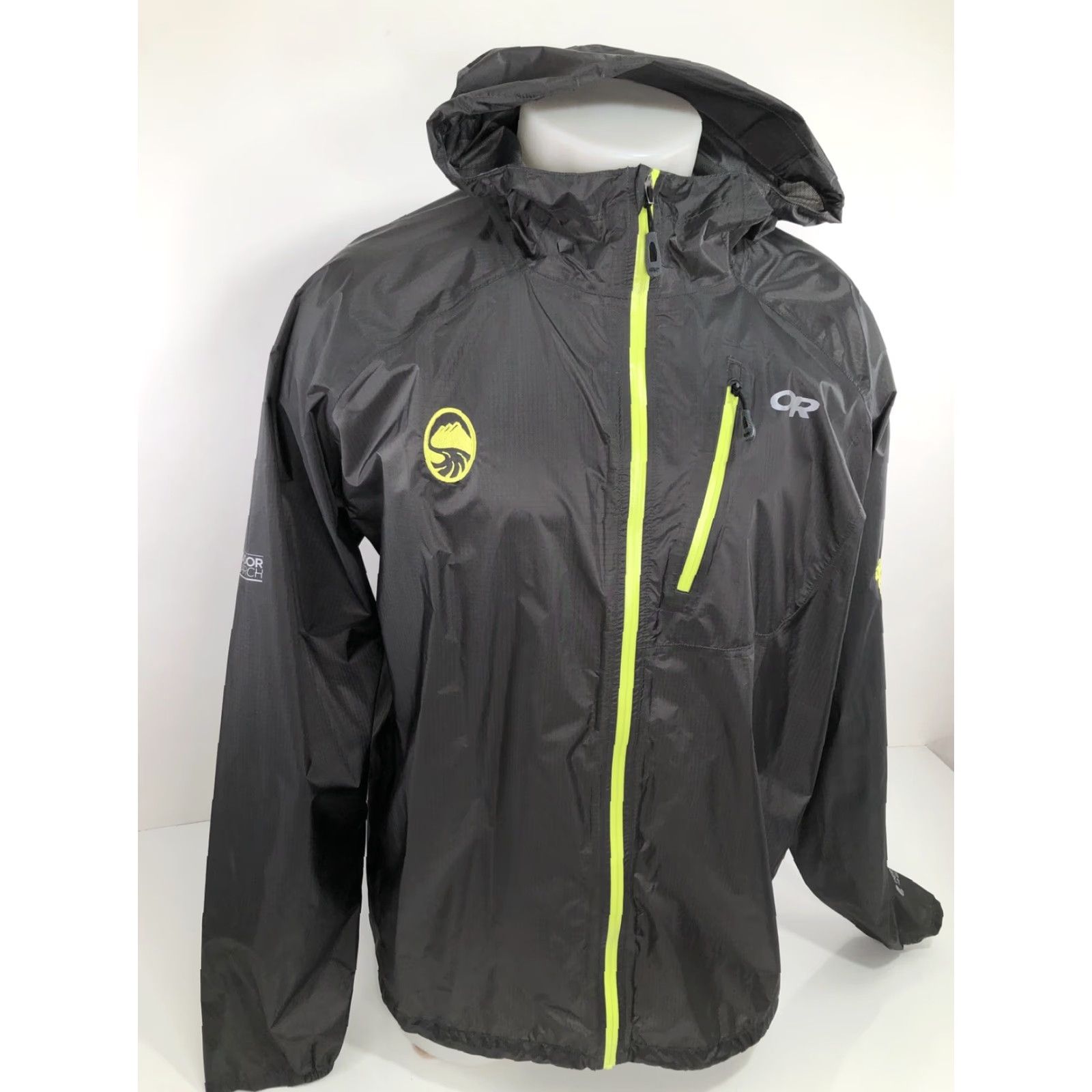 Outdoor Research Outdoor Research Windbreaker Jacket XL Mens Gray Hooded Nylon Jacket Deschutes Brewery Oregon EXC Size US XL / EU 56 / 4 - 4 Thumbnail