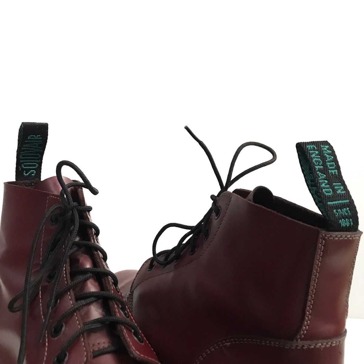 Moon Boot × Other UK × Solovair Solovair Hawkins 6 Eye Astronaut Boots Formal Leather Shoes Size US 9 / EU 42 - 4 Thumbnail