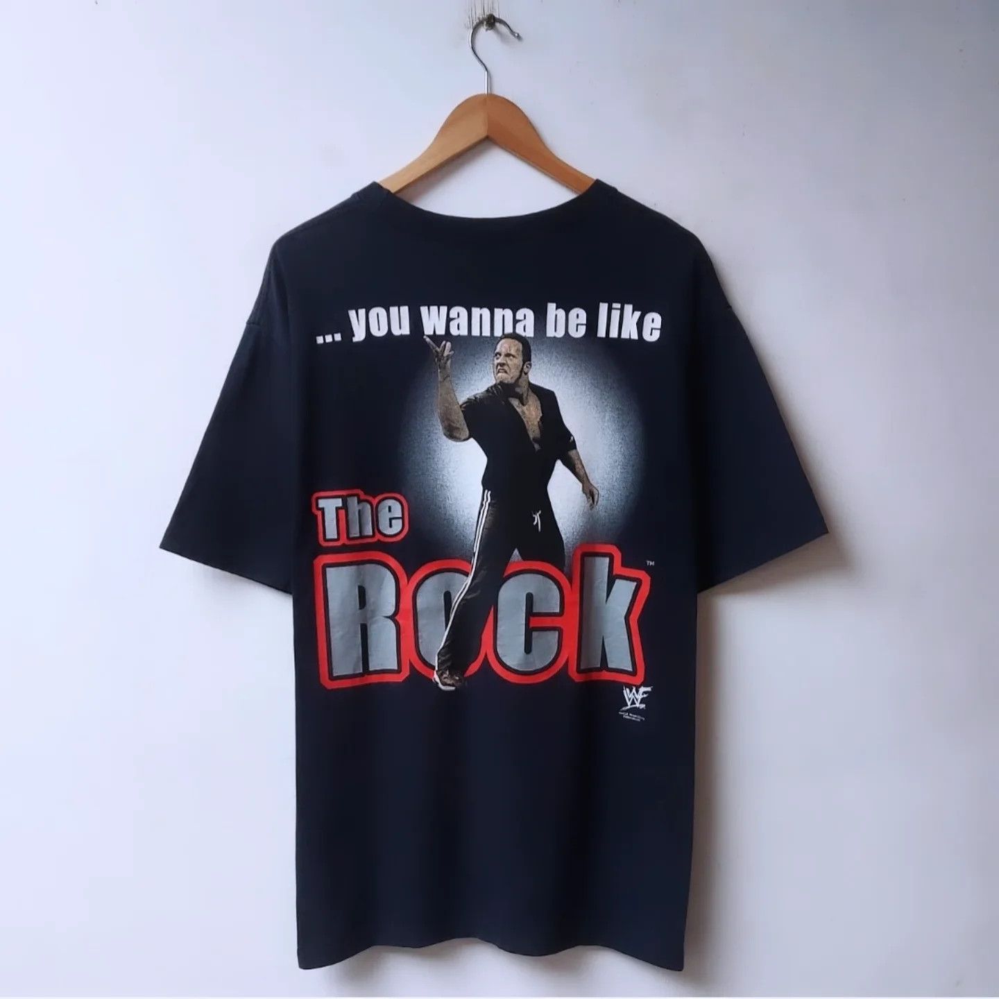 Vintage × WCW/nWo × WWF Vintage WWF The Rock 'Big Shot' Tshirt Size US L / EU 52-54 / 3 - 1 Thumbnail
