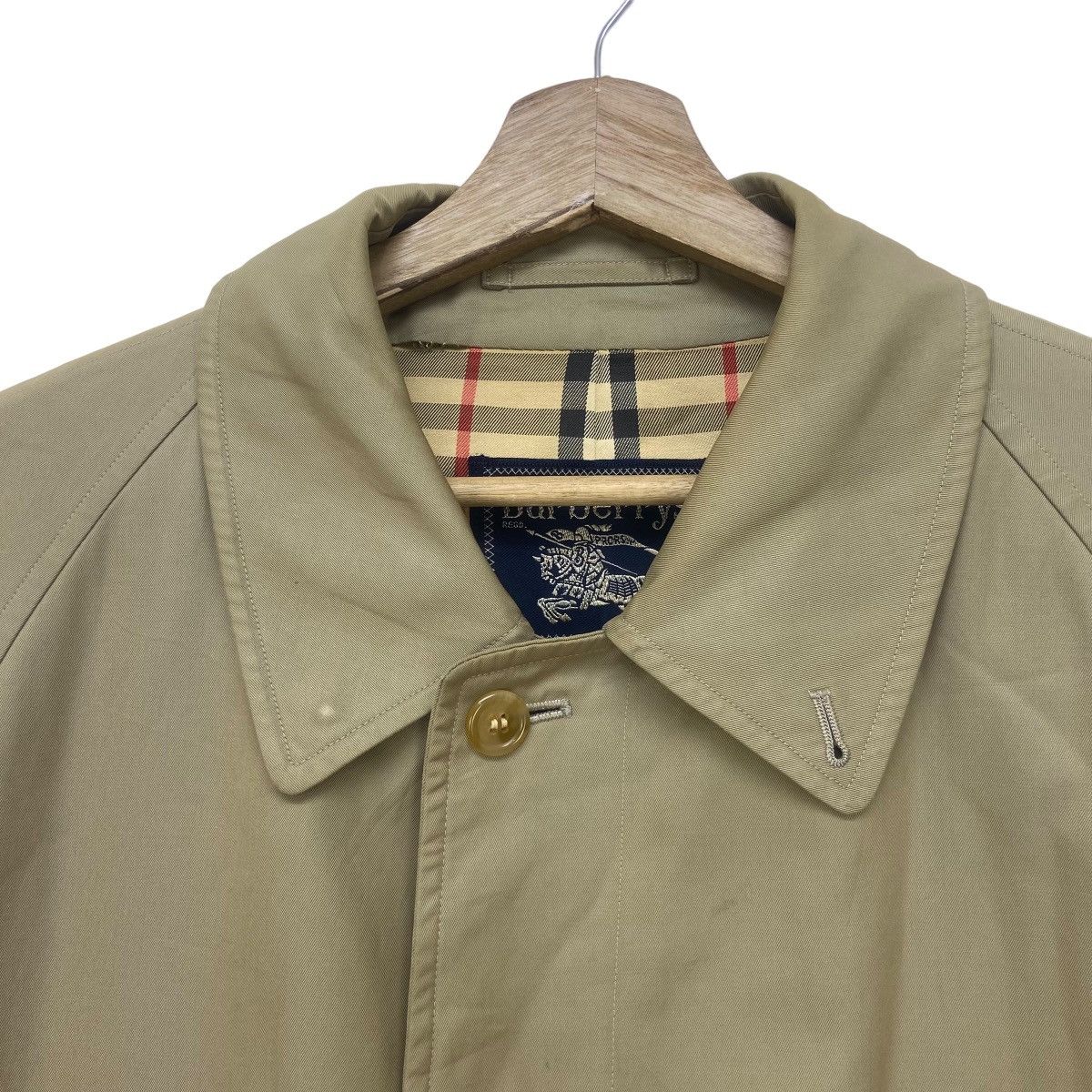 Burberry Prorsum Vintage Burberrys Prorsum Nova Check Trench Coat Size US M / EU 48-50 / 2 - 5 Thumbnail