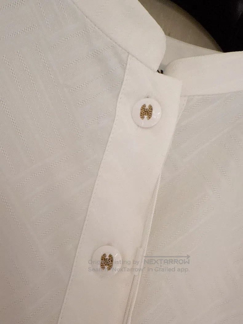 Chanel Chanel 23B Autumn and Winter Preview White Dark Patterned Size XS / US 0-2 / IT 36-38 - 5 Thumbnail