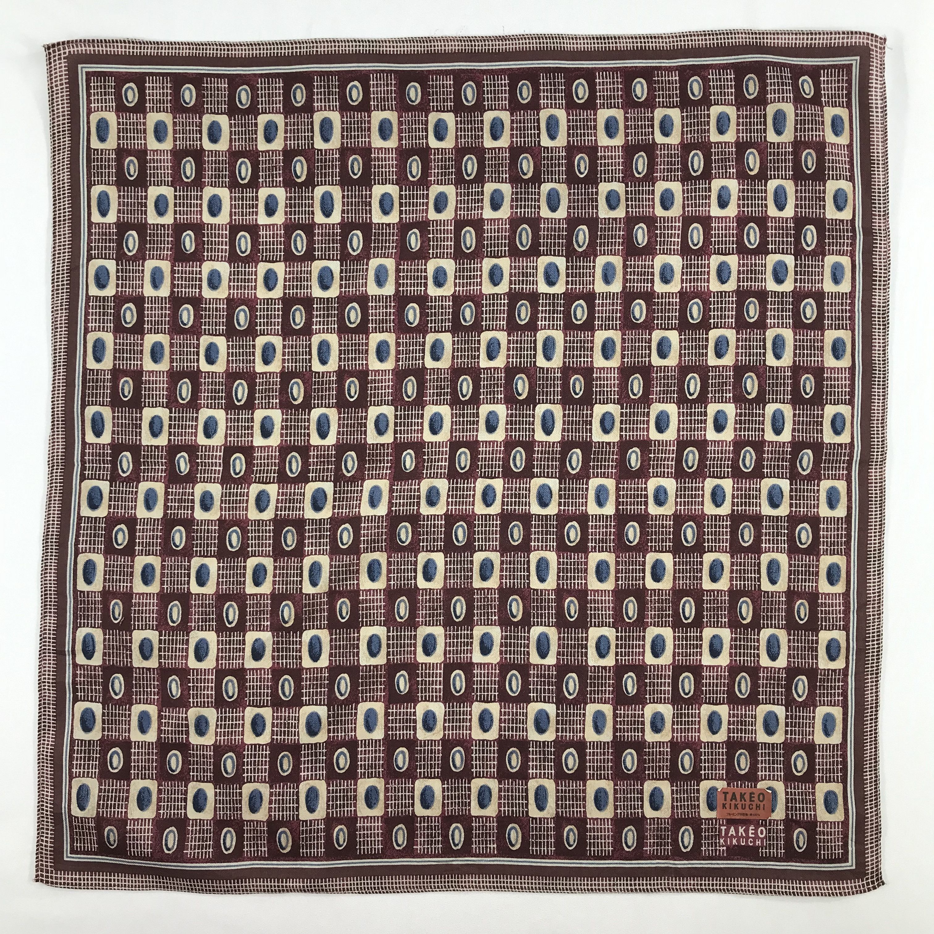 Takeo Kikuchi × Vintage Takeo Kikuchi Bandana / Handkerchief / Neckerchief - S2359 Size ONE SIZE - 1 Thumbnail