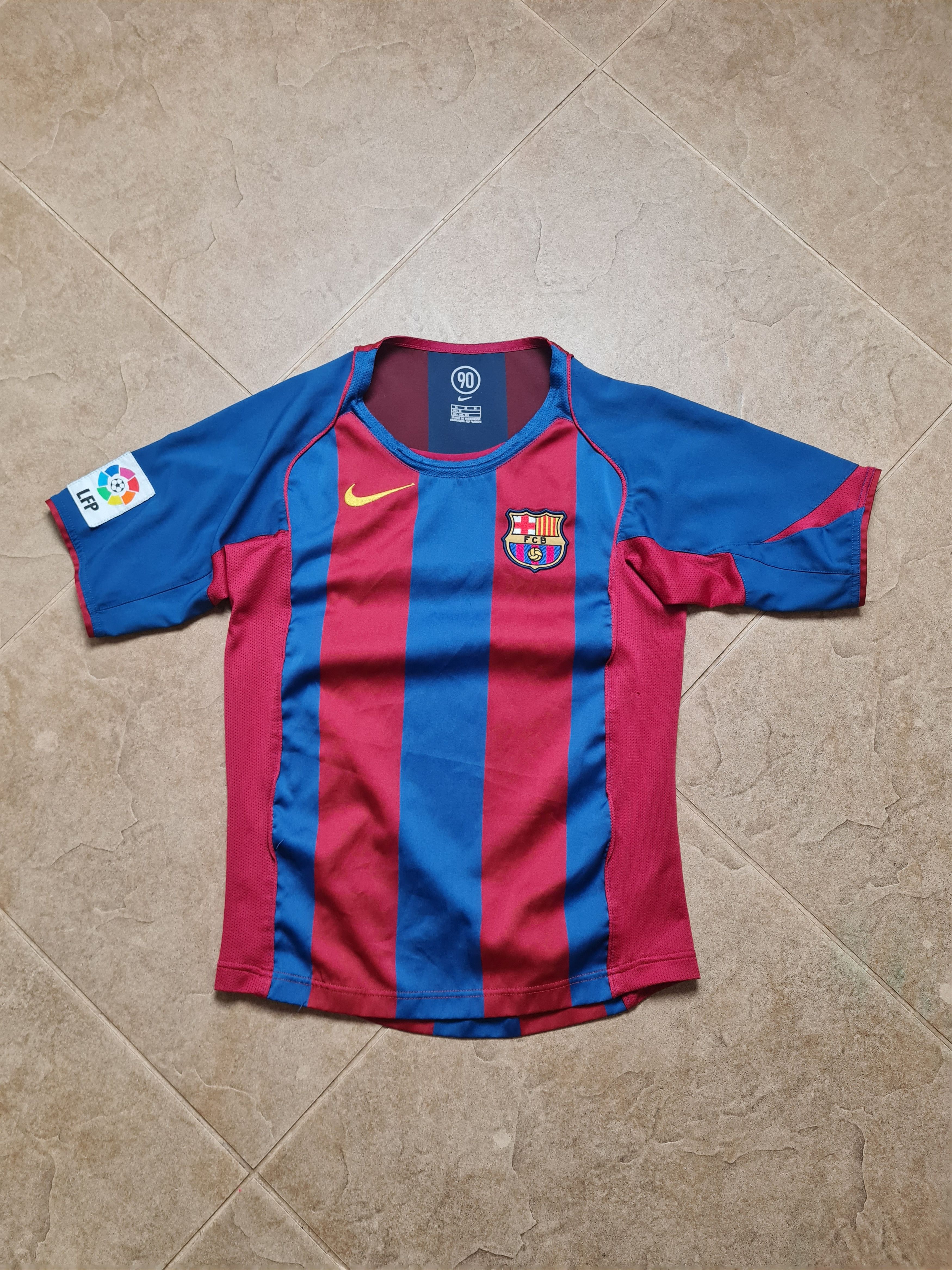 Nike Jersey Barcelona Home football shirt 2004/2005 Soccer Nike Size US XXS / EU 40 - 6 Thumbnail
