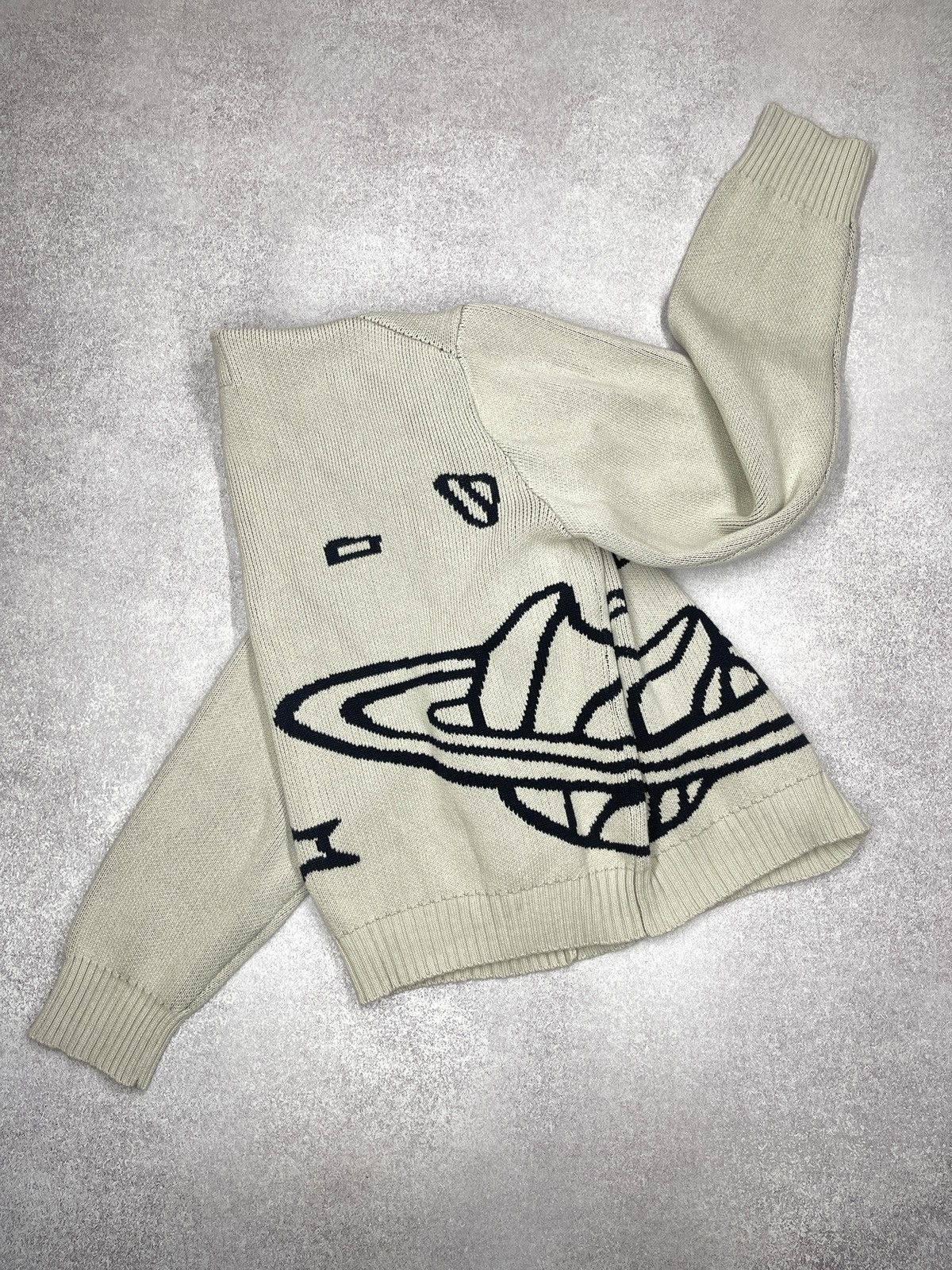 Broken Planet Broken Planet Knit Sweater Beige Organic Cotton Big Logo Size US S / EU 44-46 / 1 - 8 Thumbnail