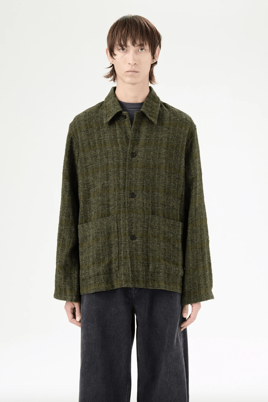 Our Legacy Haven Jacket Seaweed Sparse Check Relaxed 54 Size US L / EU 52-54 / 3 - 6 Thumbnail