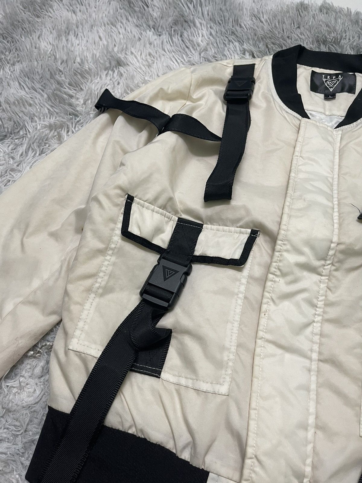 Other RARE ISSEY MIYAKE INSPIRED BONDAGE BOMBER JACKET BRAND TKPA Size US L / EU 52-54 / 3 - 7 Thumbnail