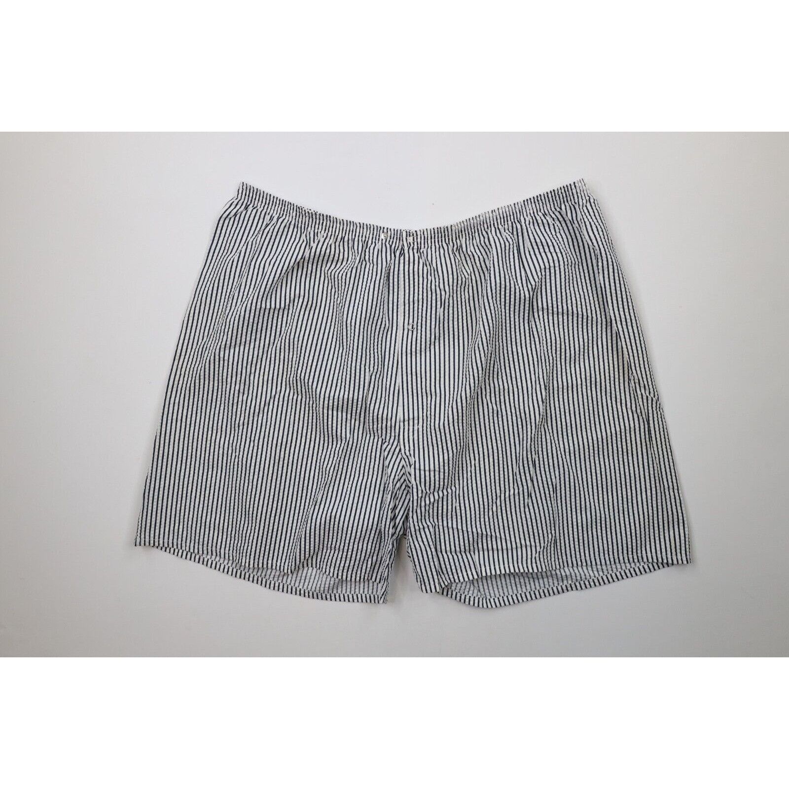 Vintage Vintage 90s Streetwear Pinstriped Seersucker Pajamas Size US XXL / EU 58 / 5 - 7 Thumbnail