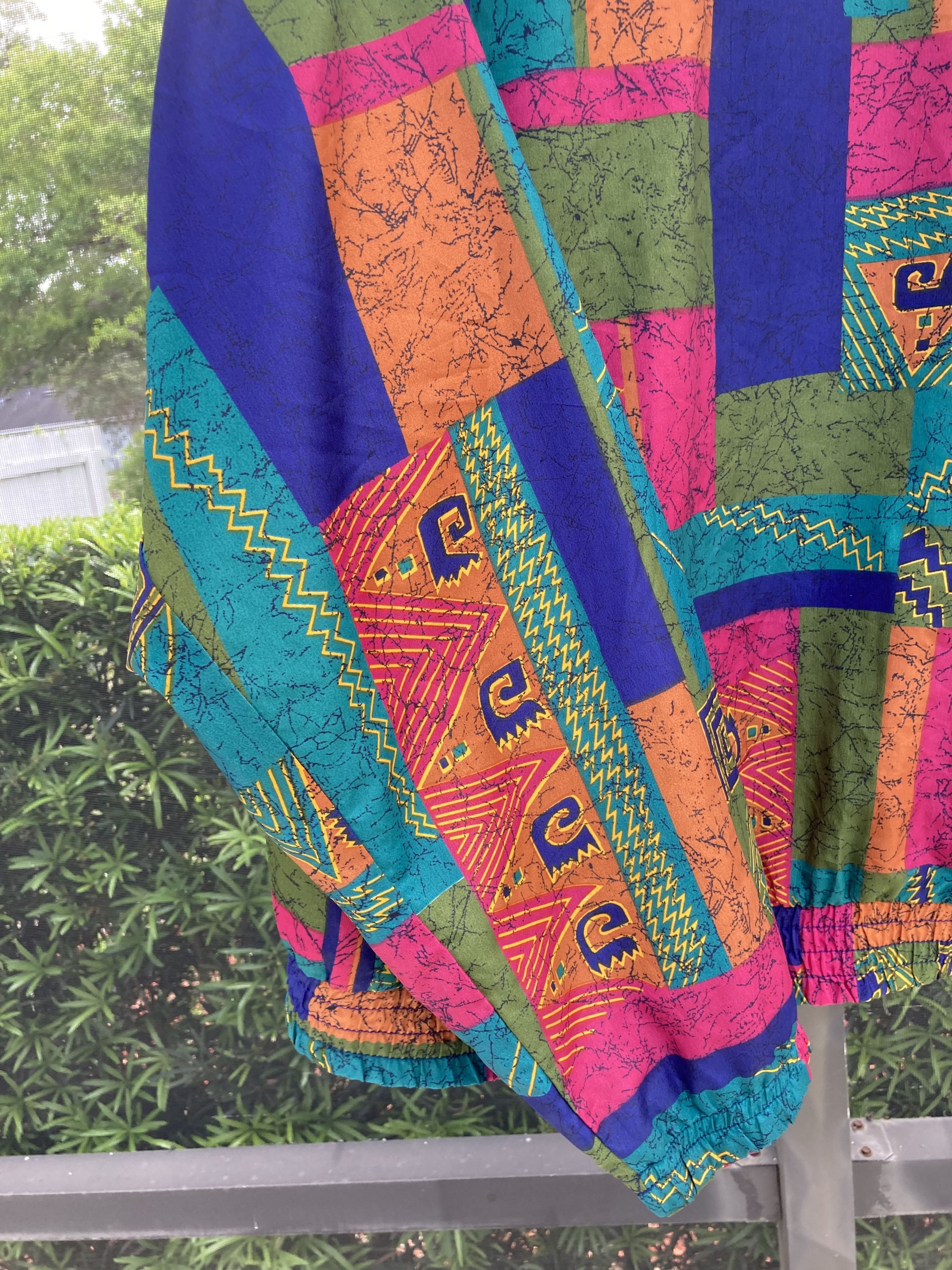 Other EVR Women's Abstract Pattern Windbreaker Size M / US 6-8 / IT 42-44 - 4 Thumbnail