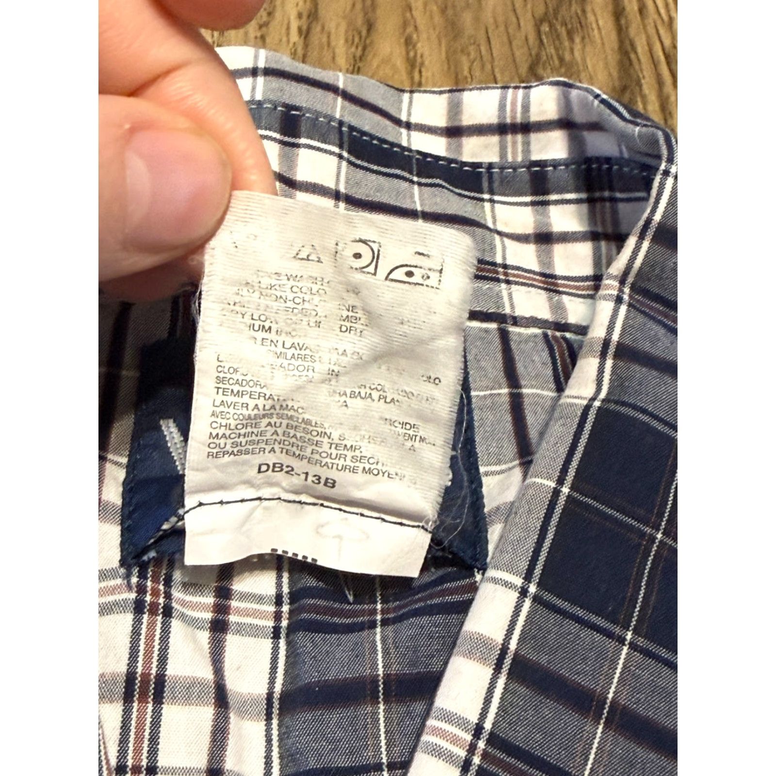Wrangler VINTAGE? Western Wrangler Shirts Men's 3XLT Blue White Short Sleeve Button Up Plaid Shirt Womens? Size US XXL / EU 58 / 5 - 6 Thumbnail