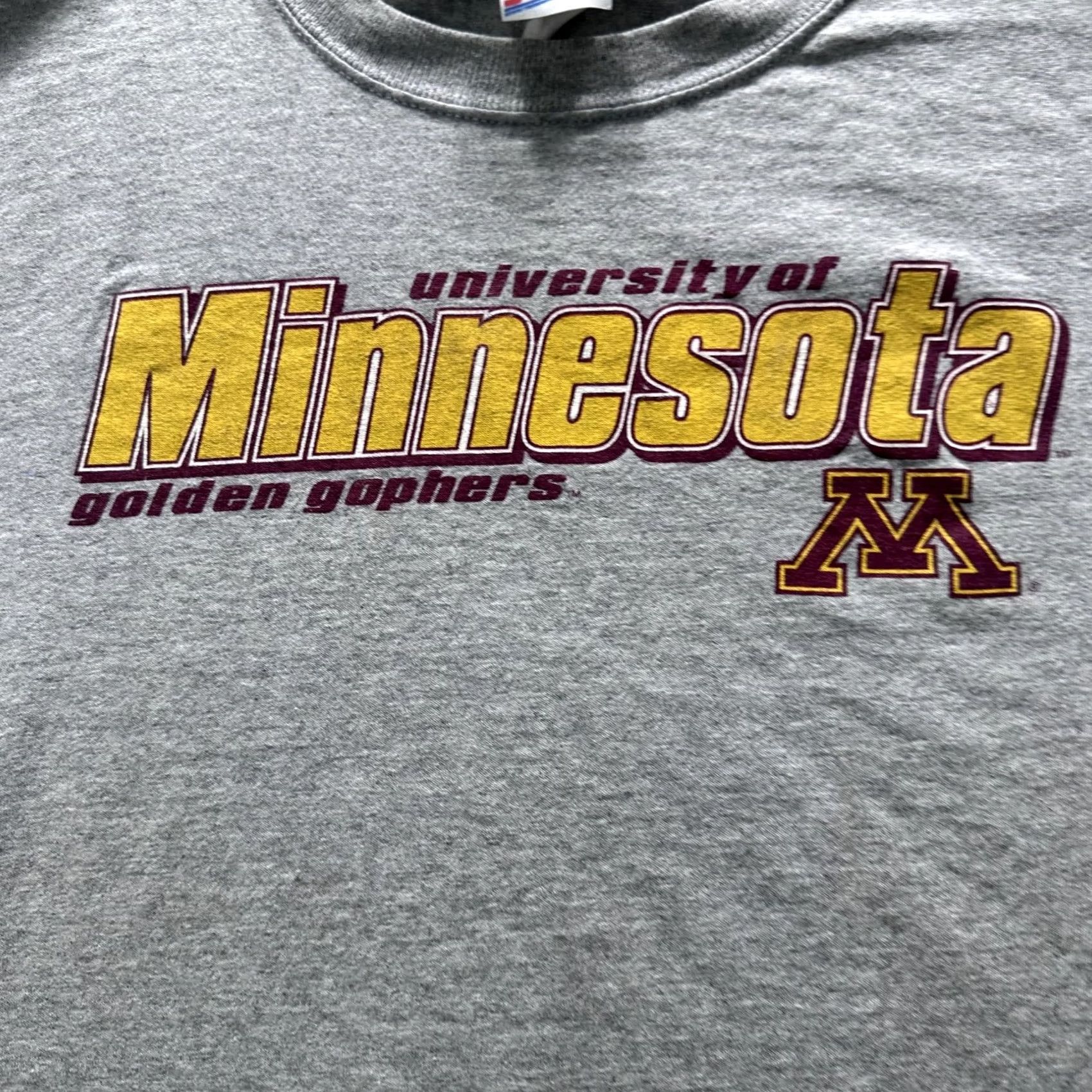 Soffe Soffe Shirt Mens XL Gray VTG University Minnesota Golden Gophers Tee Size US XL / EU 56 / 4 - 2 Thumbnail