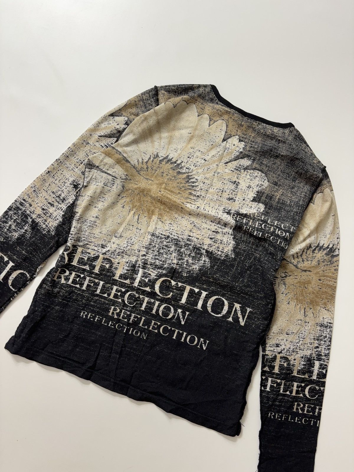 Vintage MESH RARE VINTAGE PRINTED LONG SLEEVE TOP ARCHIVE Size M / US 6-8 / IT 42-44 - 6 Thumbnail