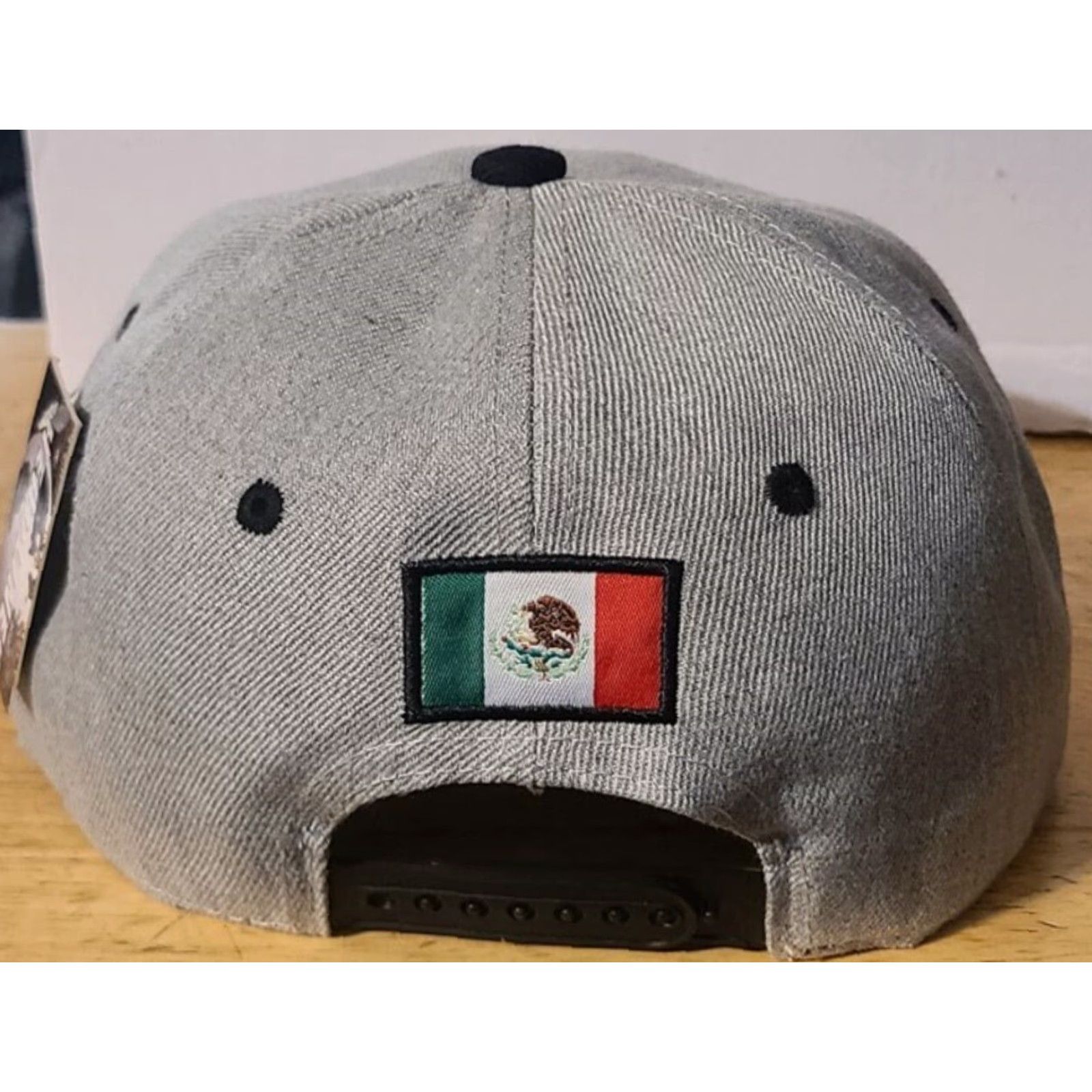 Vintage NUEVO LEON MEXICO SNAPBACK BASEBALL CAP Gray Adjustable Mens Size ONE SIZE - 2 Thumbnail
