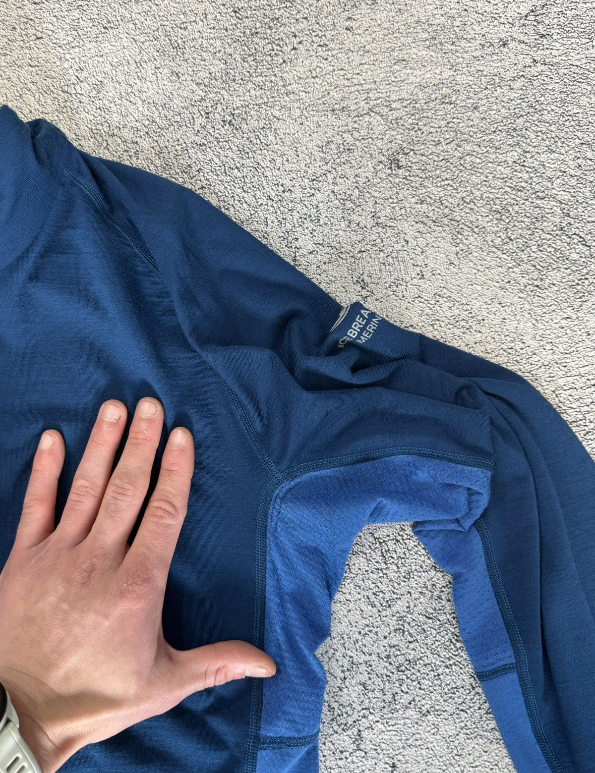 Icebreaker Icebreaker Merino Bodyfit Zone 1/4 Zip Base Layer MenS Wool Size US S / EU 44-46 / 1 - 19 Thumbnail