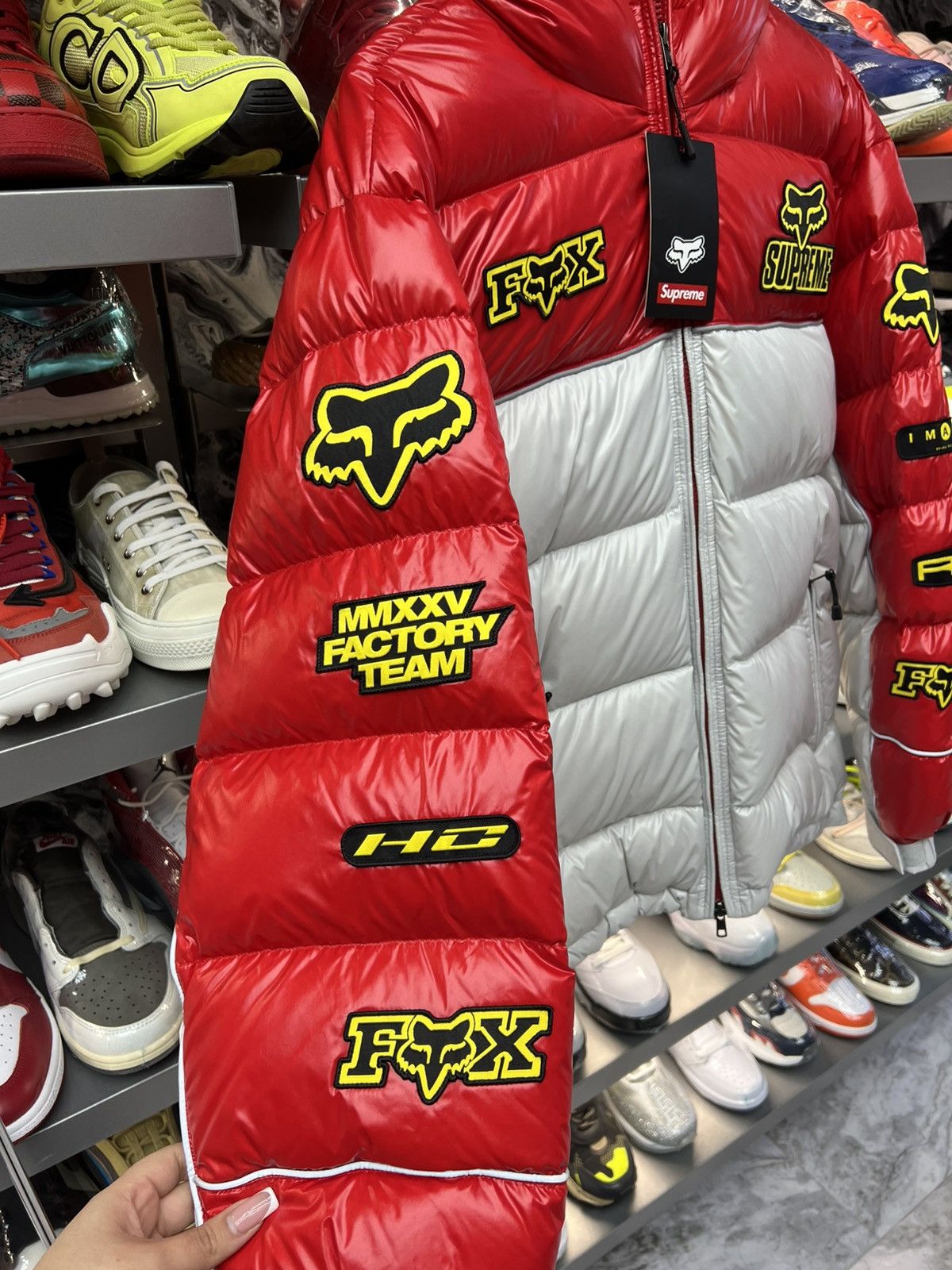 Supreme Supreme Fox Racing Shiny Down Puffer Size US S / EU 44-46 / 1 - 3 Thumbnail