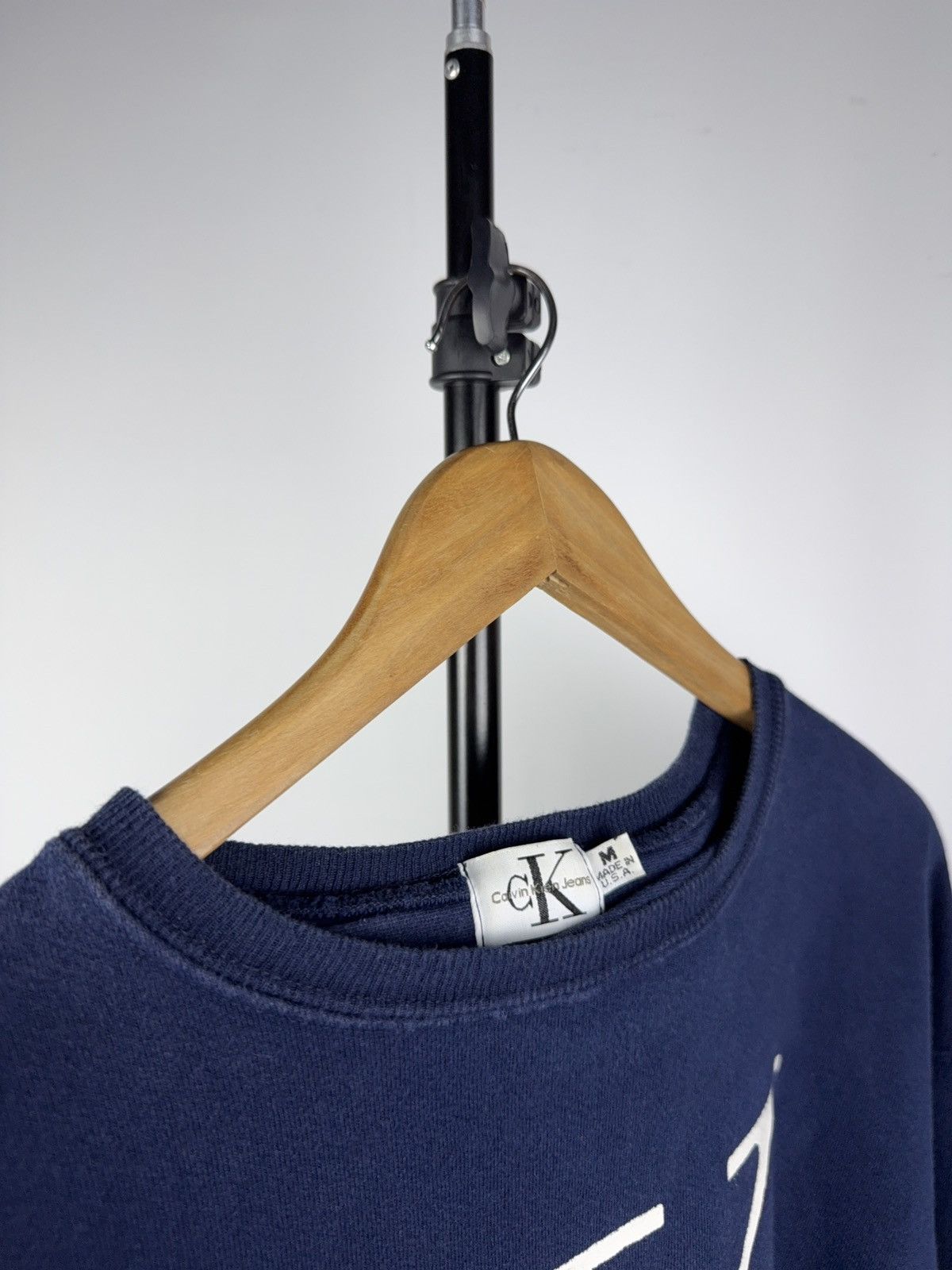 Calvin Klein Retro 90s Calvin Klein Jeans Logo Vintage USA Made Crewneck Size US M / EU 48-50 / 2 - 7 Thumbnail