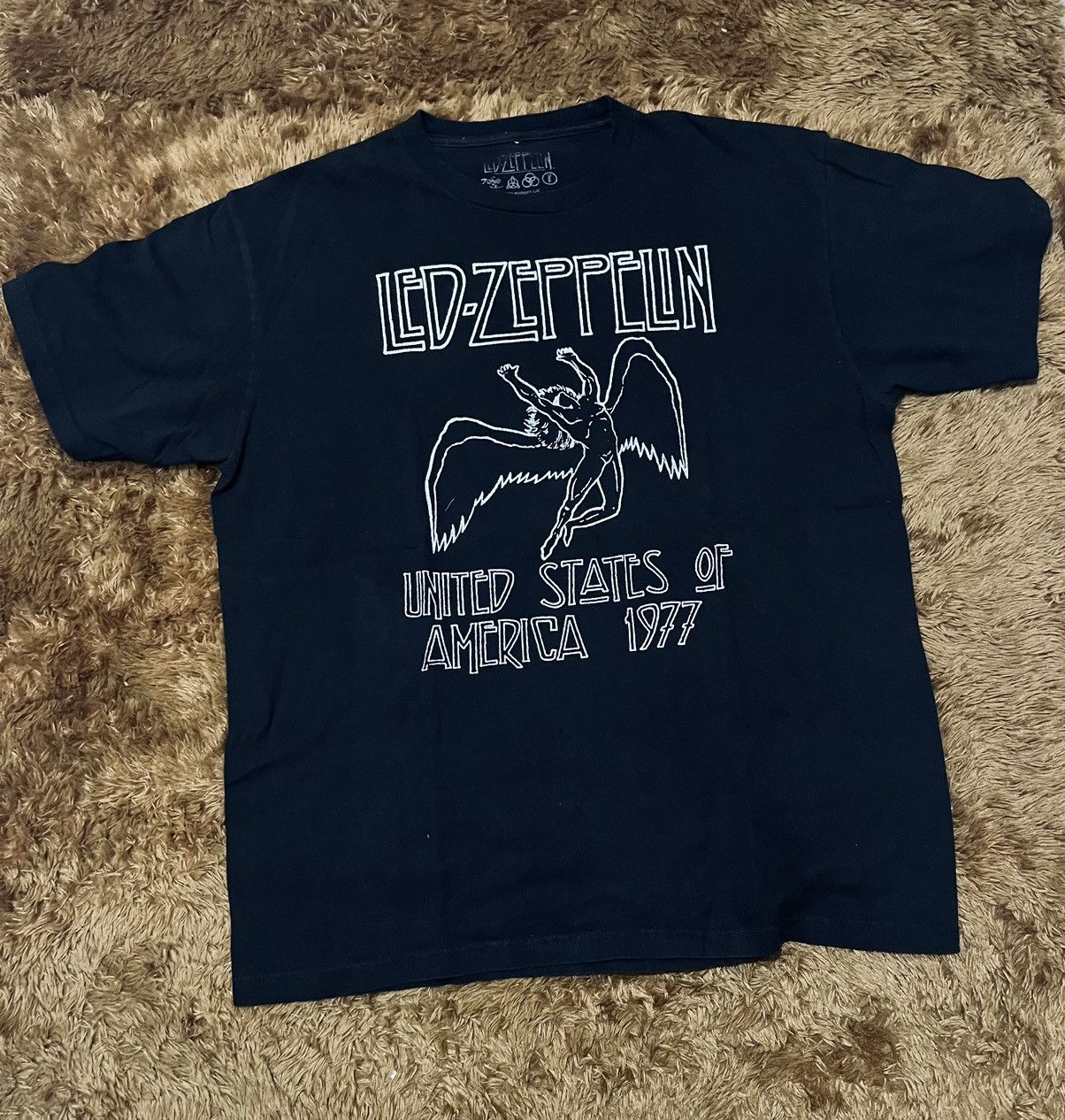 Band Tees Led Zeppelin United States Of America 1977 Size US L / EU 52-54 / 3 - 1 Thumbnail