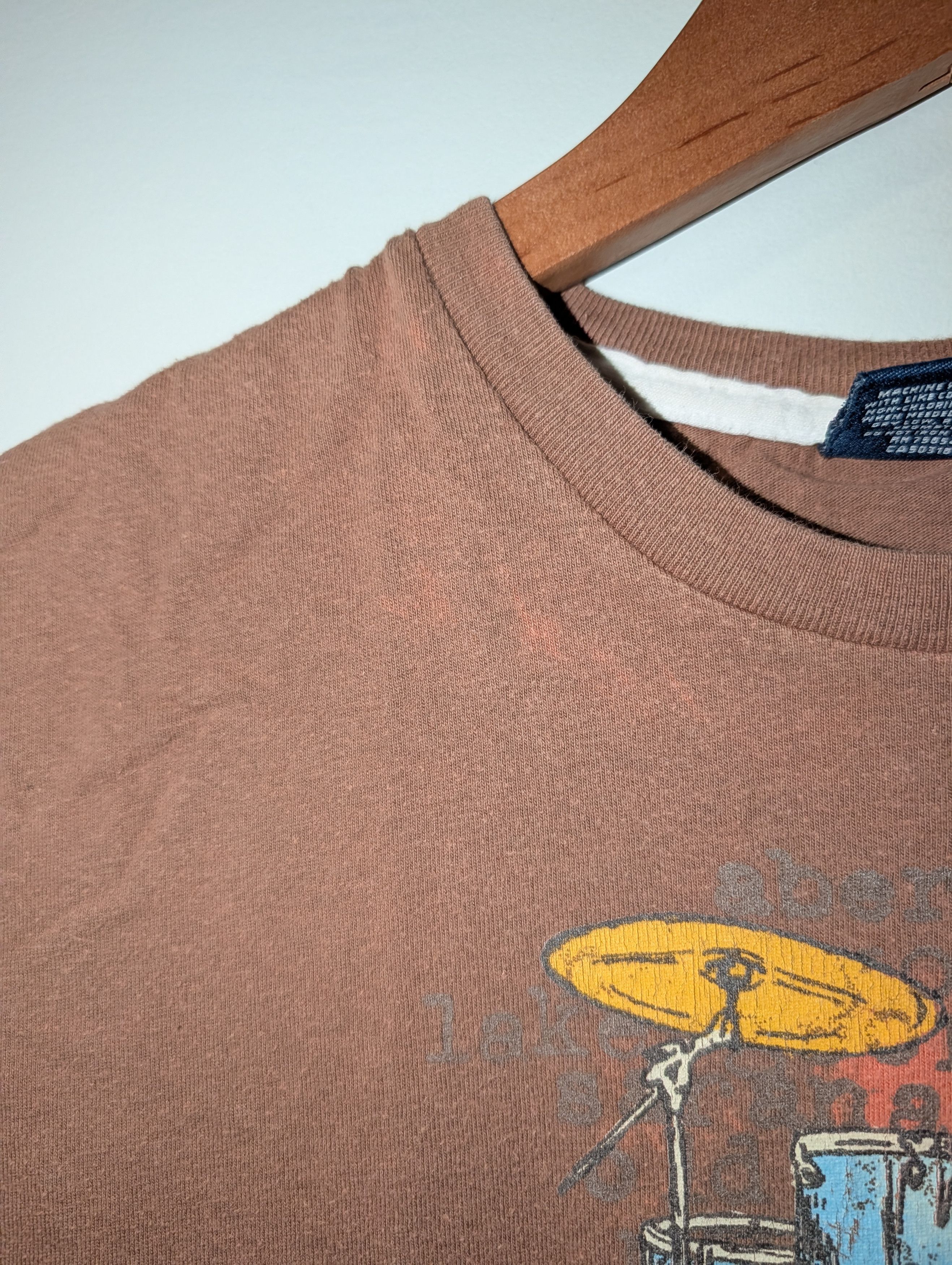 Abercrombie & Fitch Vintage Y2K Abercrombie Chicks Dig Drummer Tee KIDS XL Size US XL / EU 56 / 4 - 6 Thumbnail