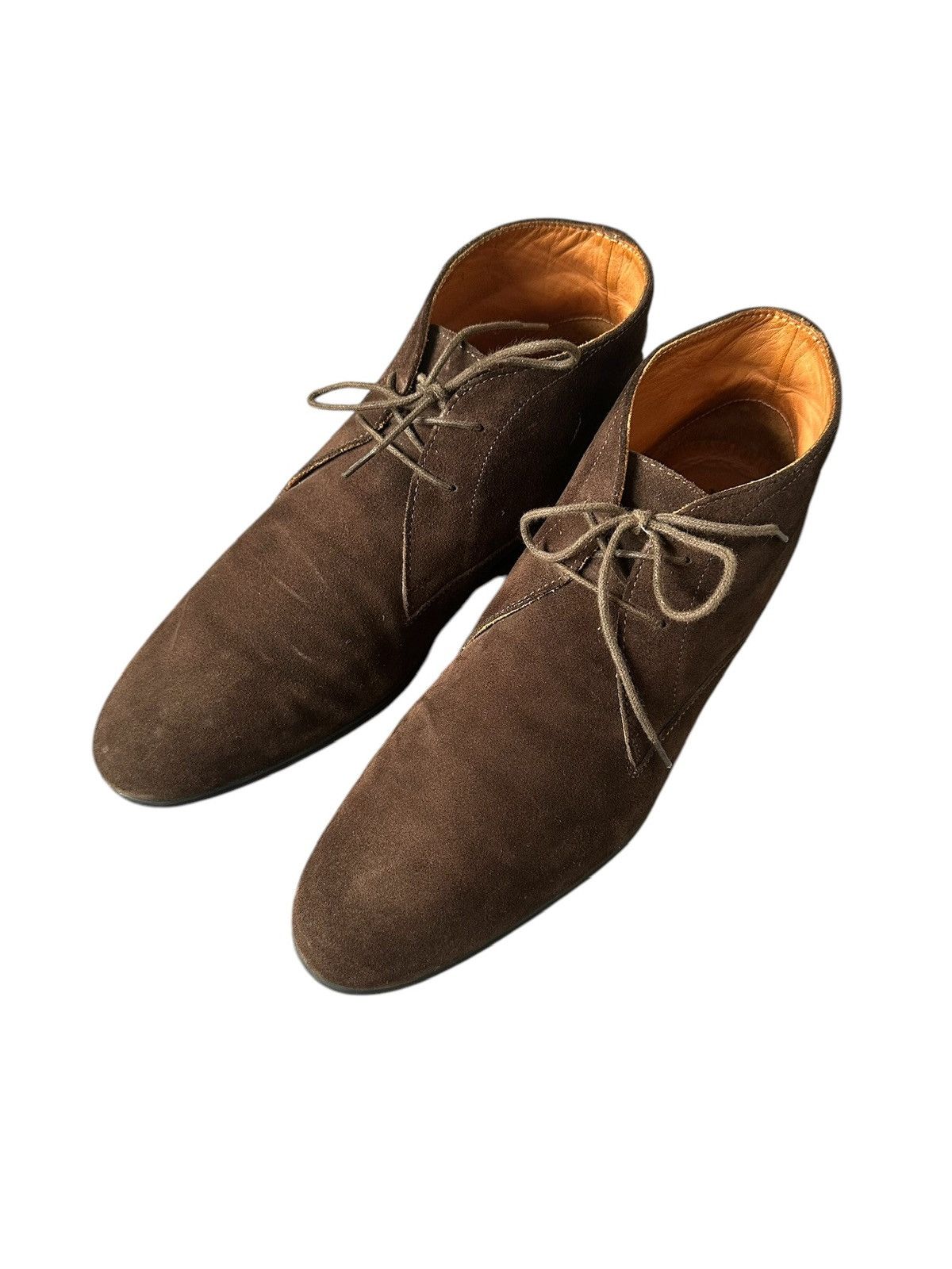 Japanese Brand 🔥Grail🔥 00’s Stefano Rossi Oumo suede chukka brown shoes Size US 9 / EU 42 - 4 Thumbnail