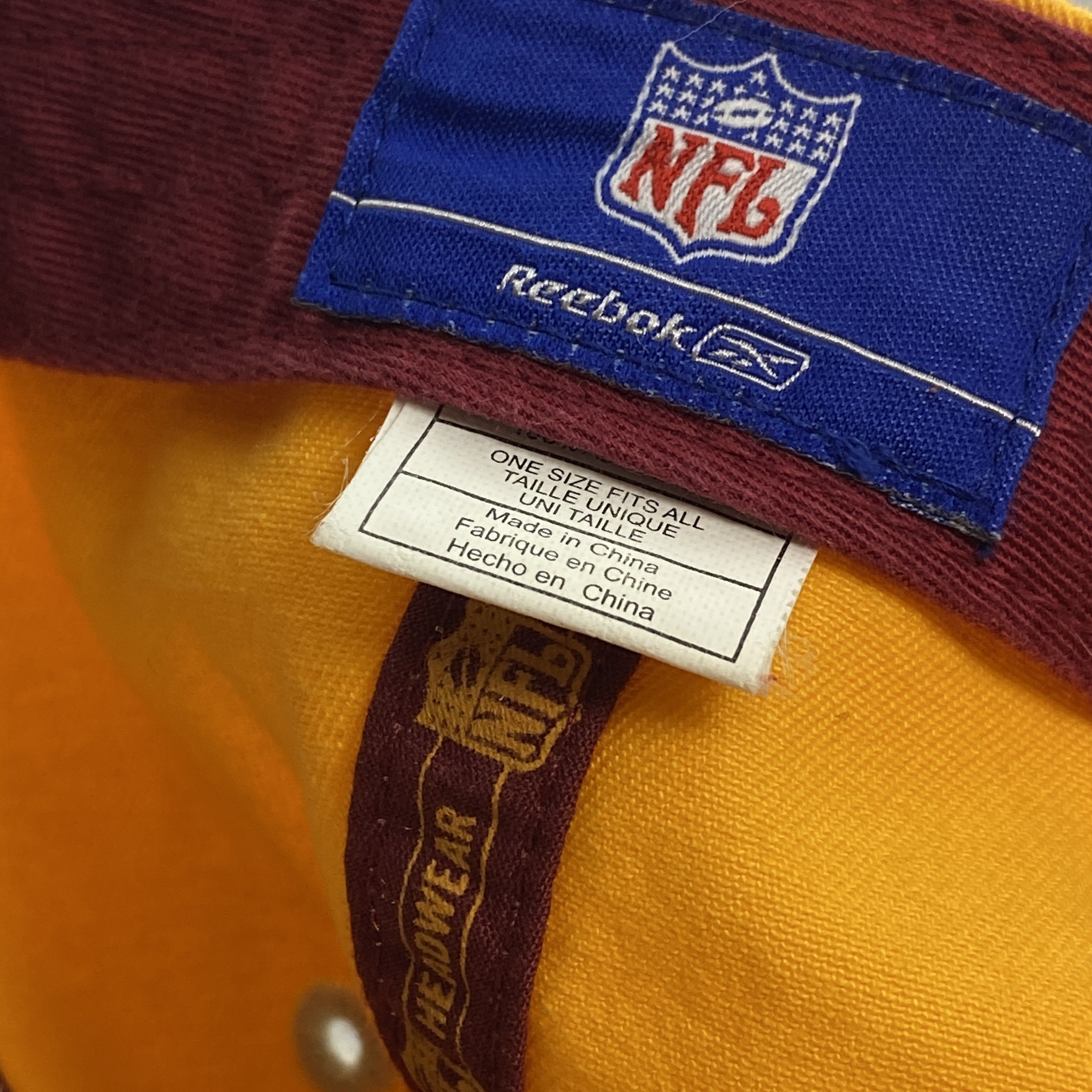 Reebok × Vintage NFL Washington REDSKINS Baseball Hat One-Size Retired Logos Size ONE SIZE - 7 Thumbnail