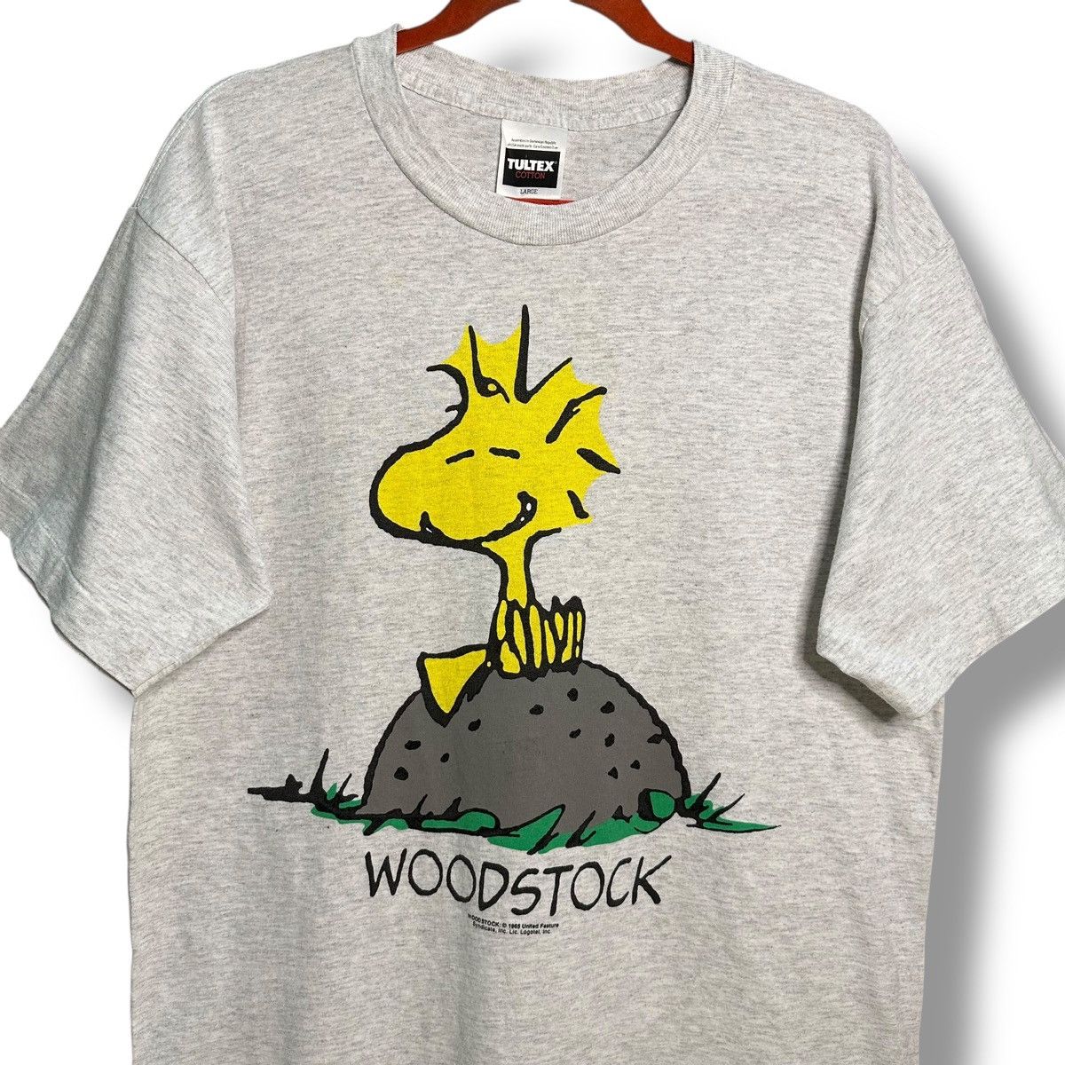 Vintage Vintage Peanuts x Woodstock 1969 Promo Tshirt Size US L / EU 52-54 / 3 - 3 Thumbnail