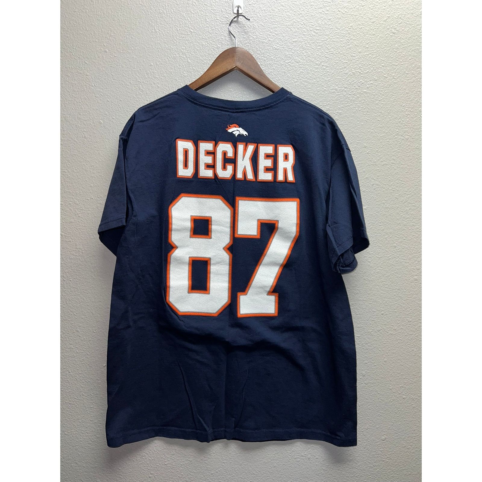 Delta Denver Broncos Super Bowl Shirt Eric Decker #87 Tee NFL XL Size US XL / EU 56 / 4 - 3 Thumbnail