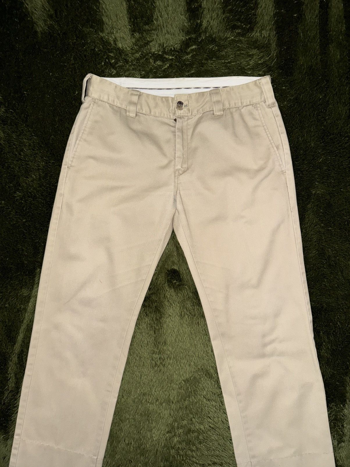 Beams Japan [L] Beams Heart Japan Vintage Washed Chino Pants Beige Size US 32 / EU 48 - 6 Thumbnail