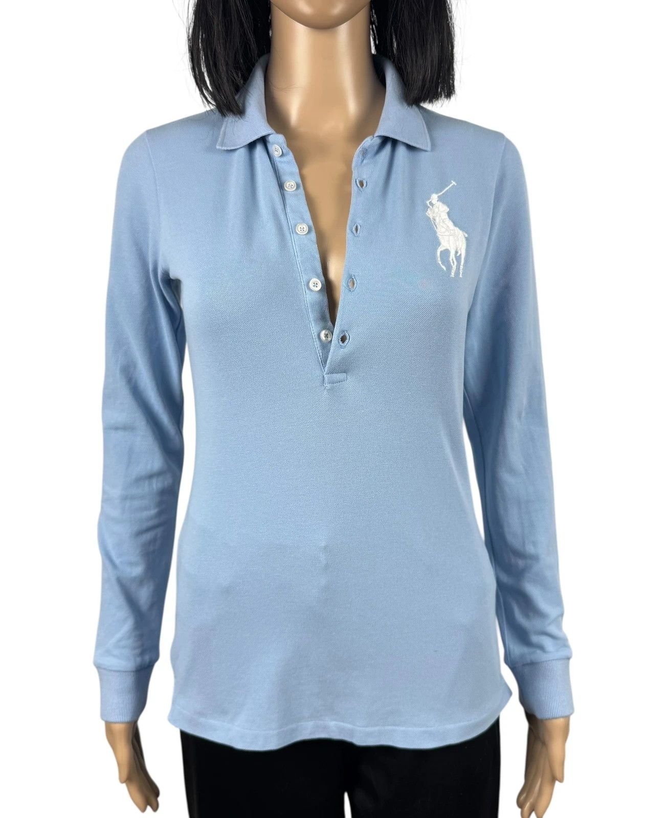 Ralph Lauren Ralph Lauren Vintage Colared Jumper Cotton Big Logo size M Size M / US 6-8 / IT 42-44 - 9 Thumbnail