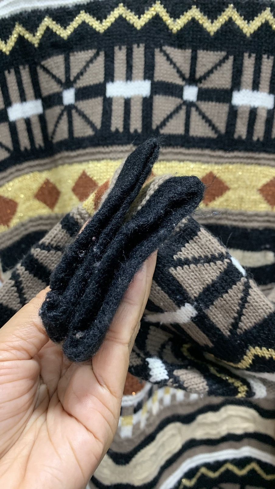 Aran Isles Knitwear × Coogi × Homespun Knitwear Coogi Inspired Knitwear Cable Size US L / EU 52-54 / 3 - 5 Thumbnail