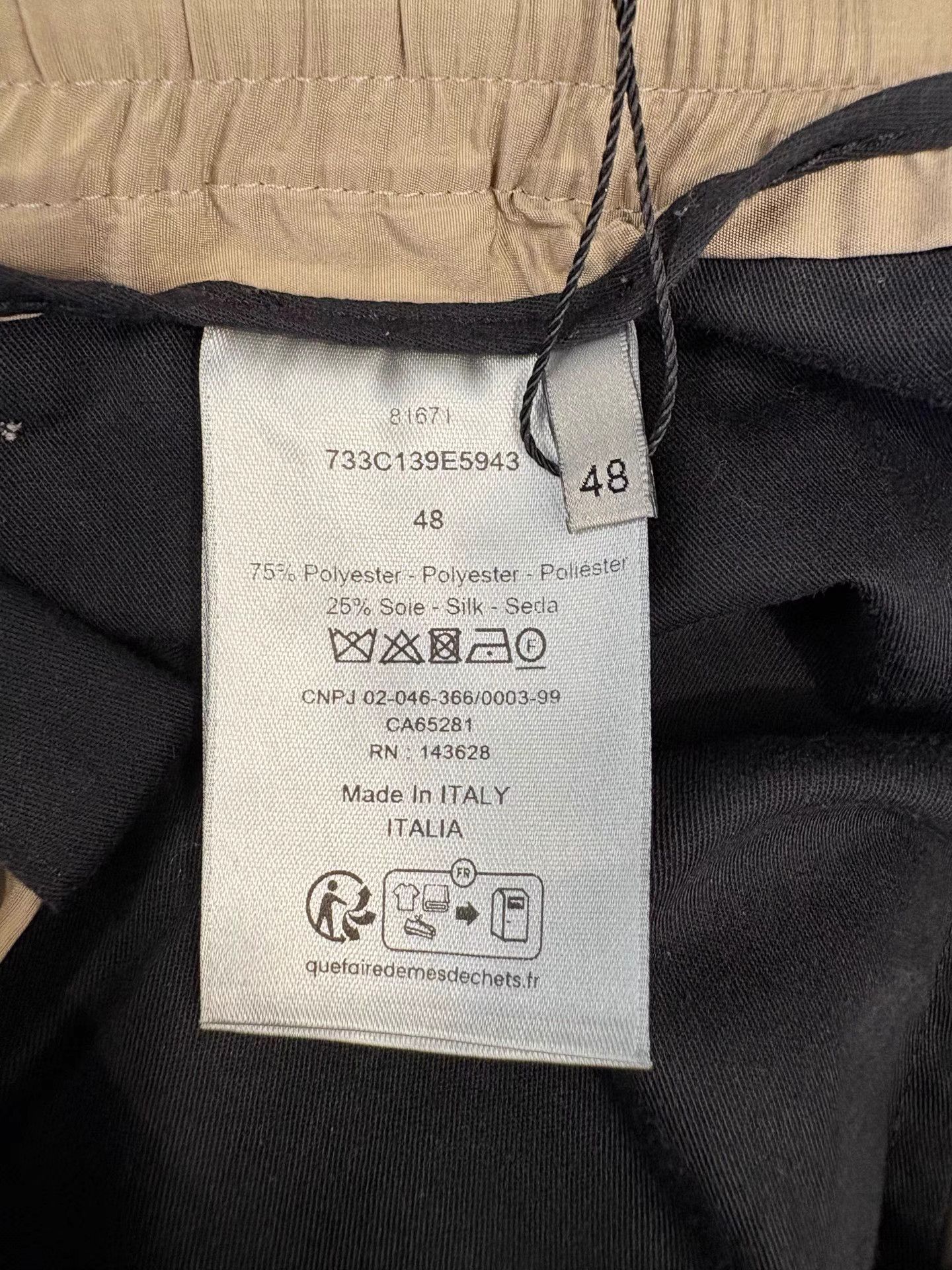 Dior DIOR Nylon Silk Blend Pants Size US 32 / EU 48 - 5 Thumbnail