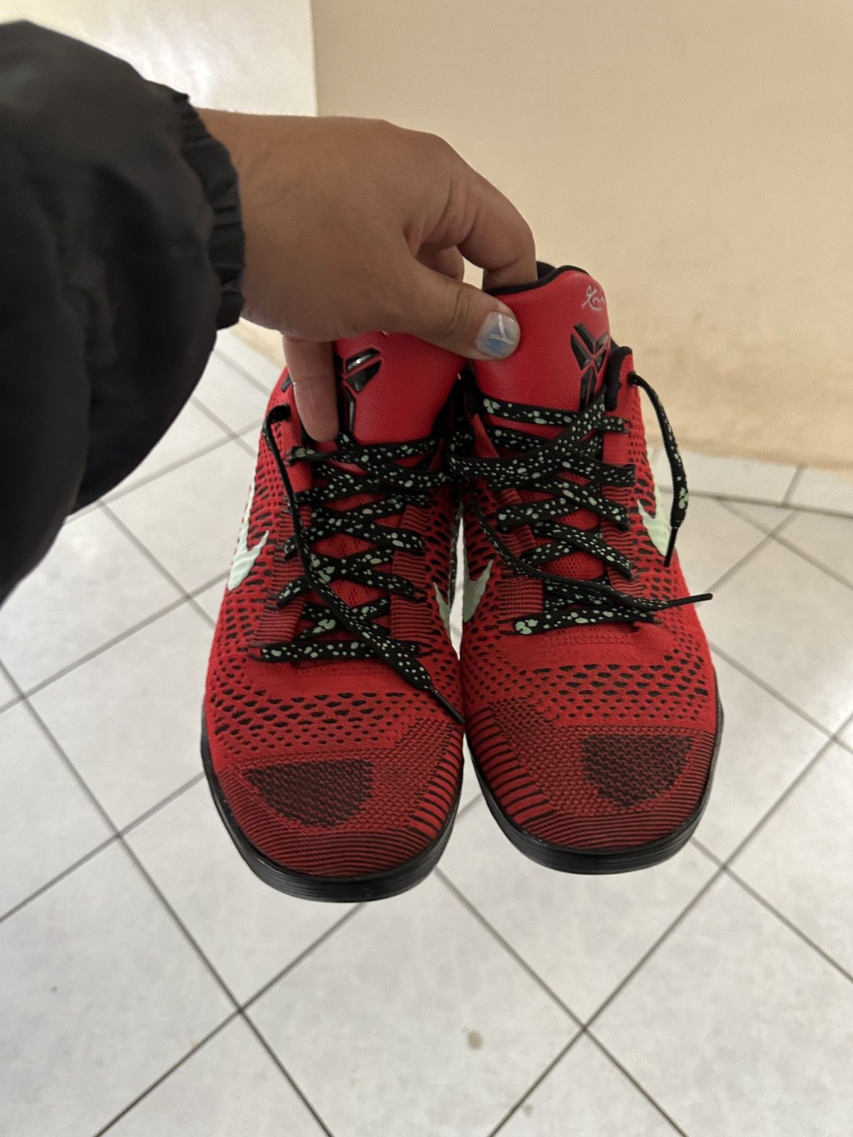 image of Nike Kobey Elite 9 Shoes in Red, Men's (Size 11)