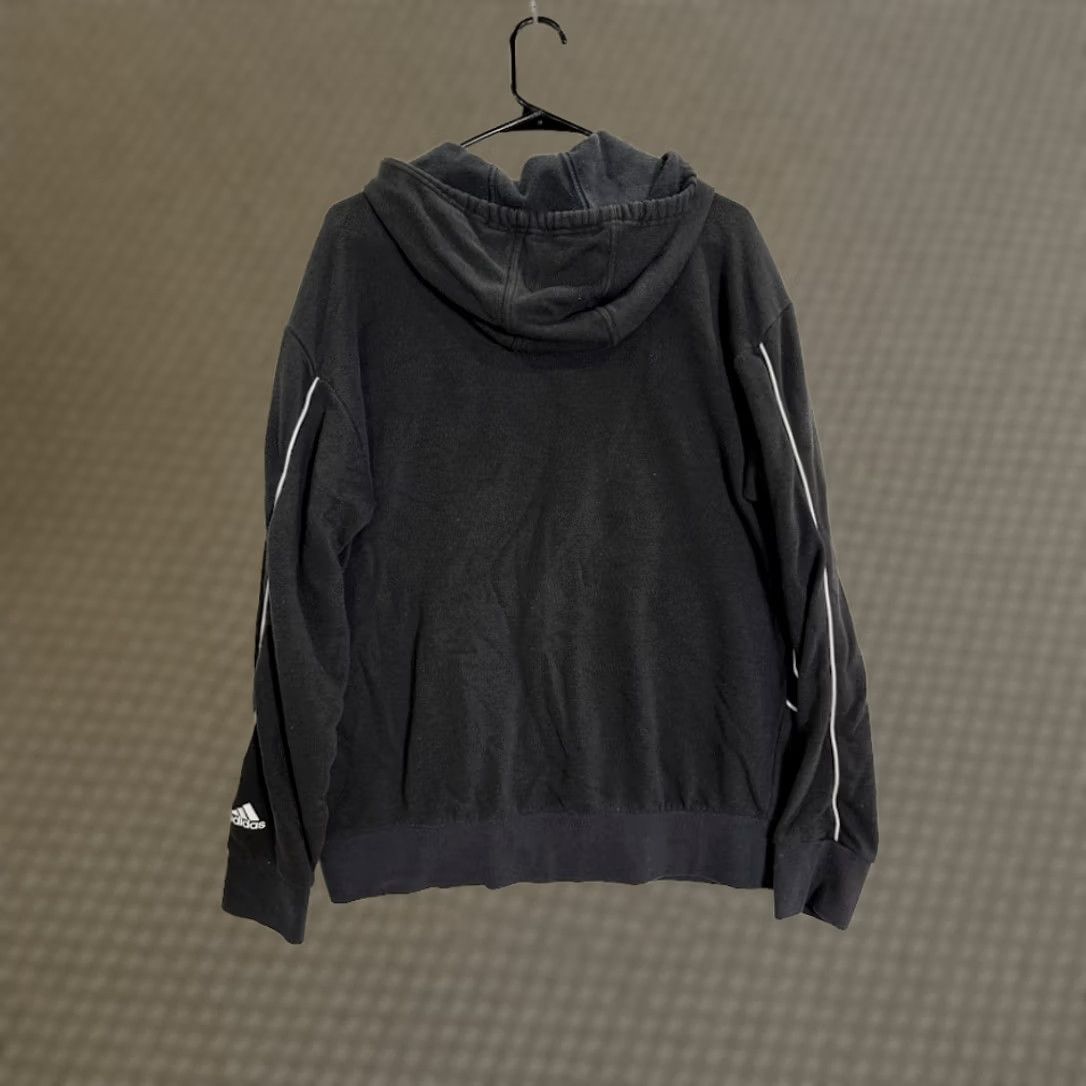 Adidas Adidas Womens Black Cotton Solid Logo Relaxed Pullover Hoodie Size M Size M / US 6-8 / IT 42-44 - 1 Thumbnail