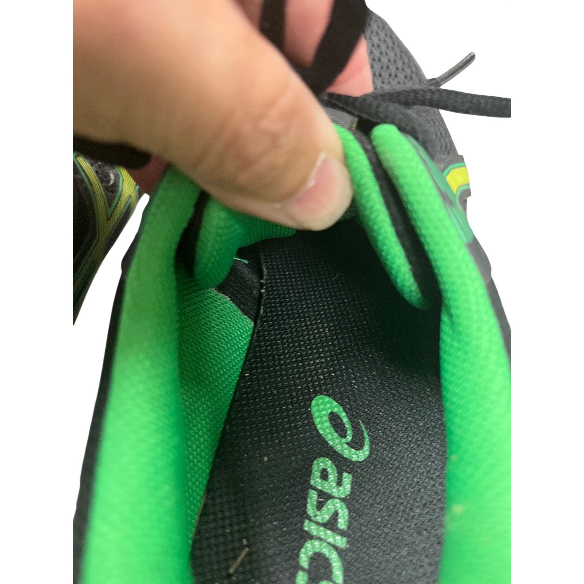 Asics Asics Contend 8 wms black green leather fabric low sneakers Size US 6.5 / IT 36.5 - 8 Thumbnail