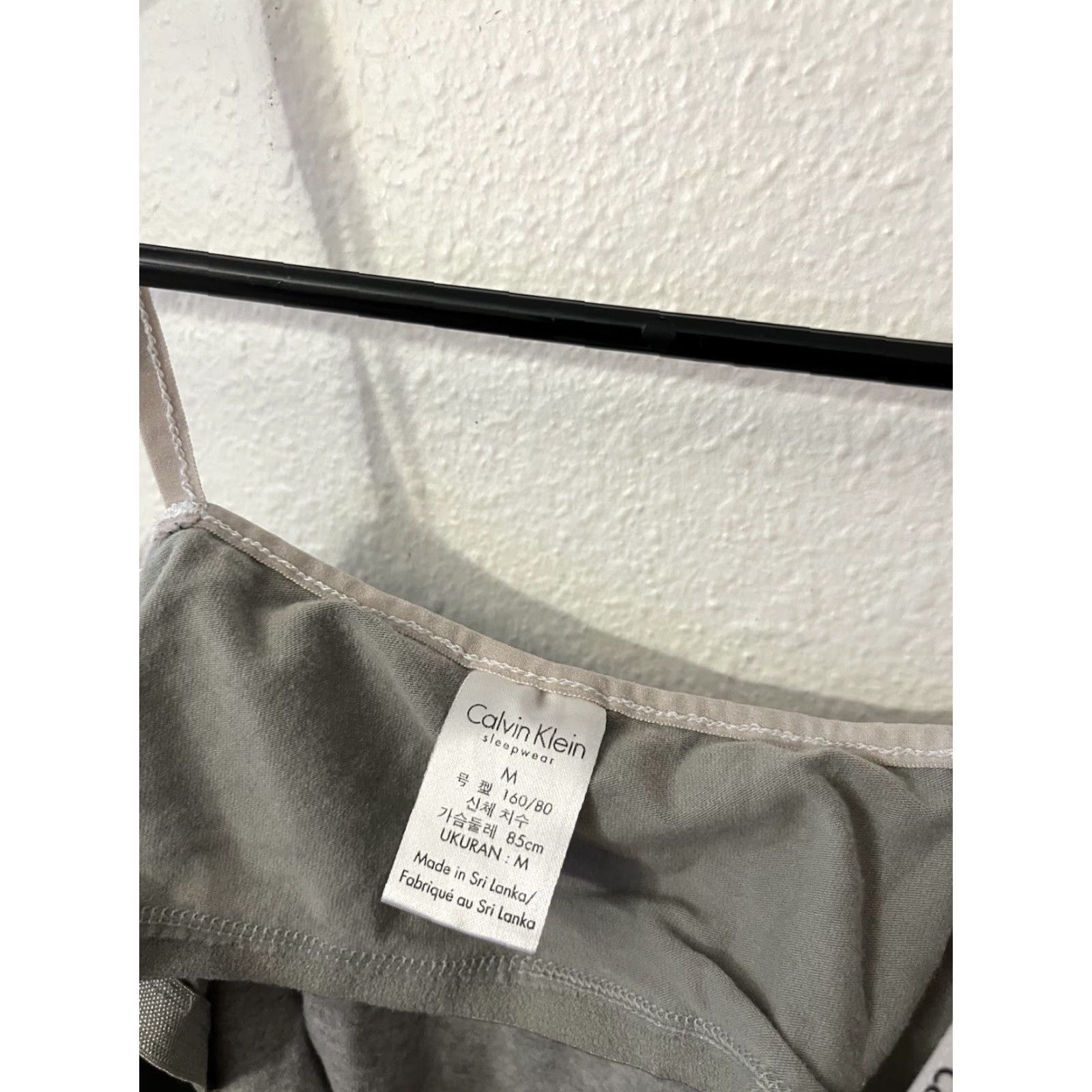 Calvin Klein Calvin Klein Tank Top Women Medium AOP Logo Gray Sleepwear Size M / US 6-8 / IT 42-44 - 2 Thumbnail