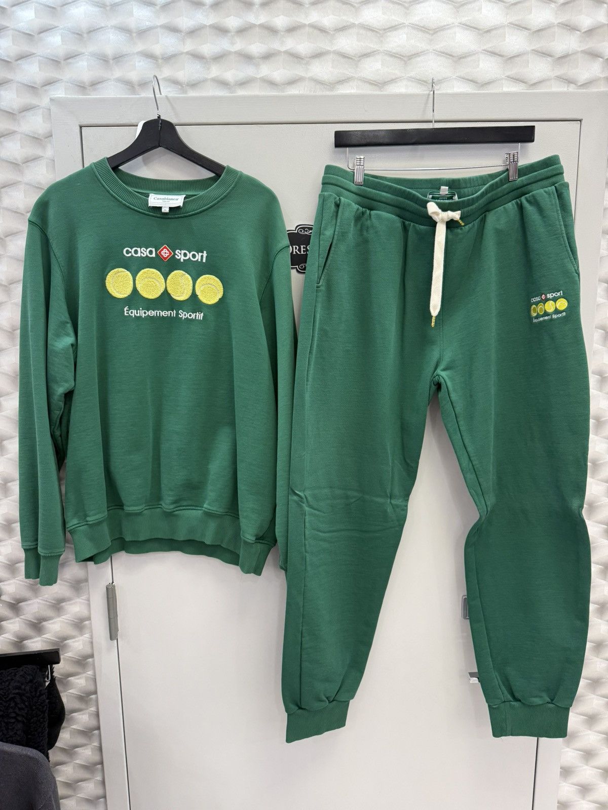 Casablanca Casablanca Green Tennis SweatSuit Size US XXL / EU 58 / 5 - 1 Thumbnail