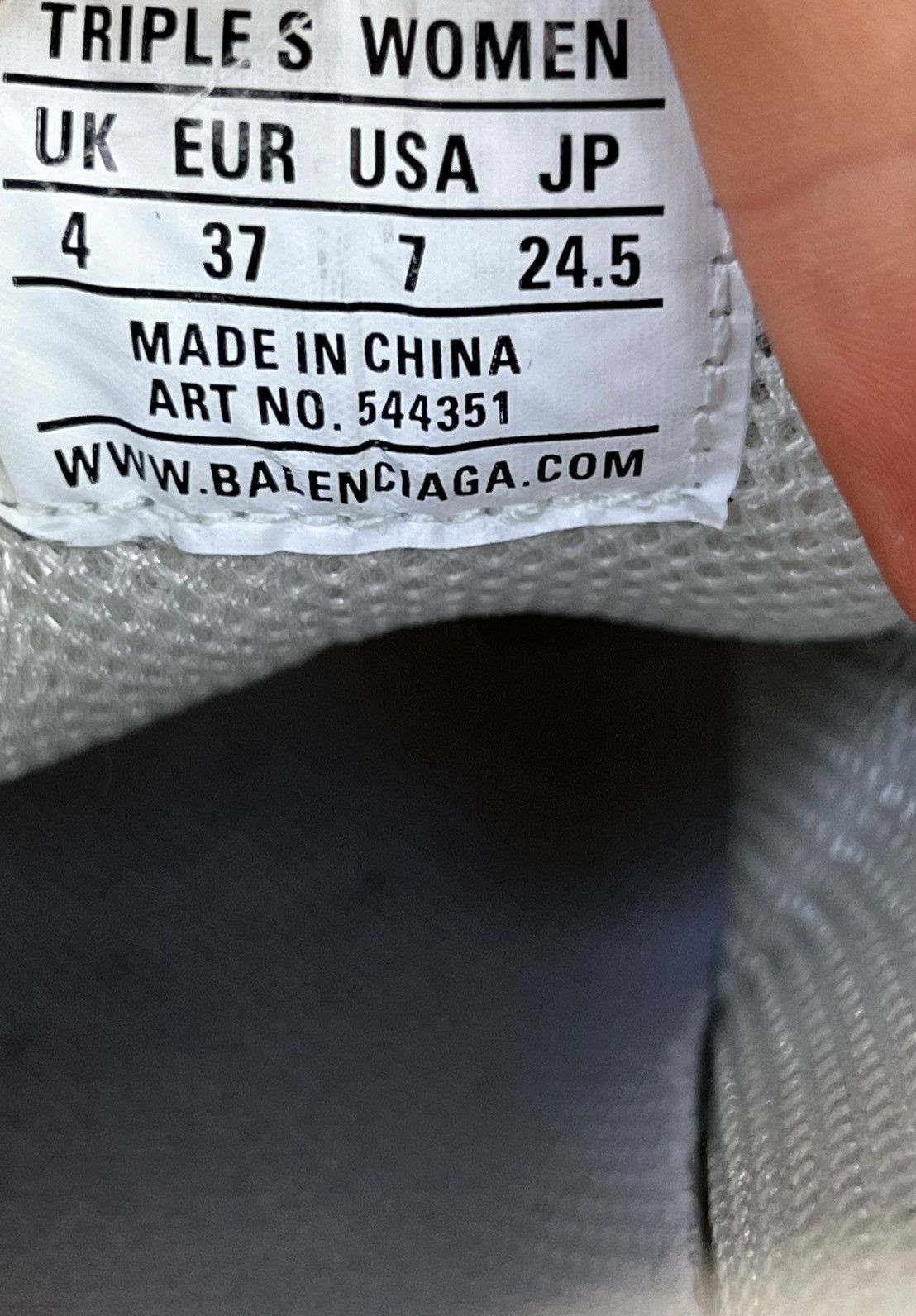 Balenciaga Balenciaga Triple S Clear Sole - White Size US 6 / IT 36 - 7 Thumbnail