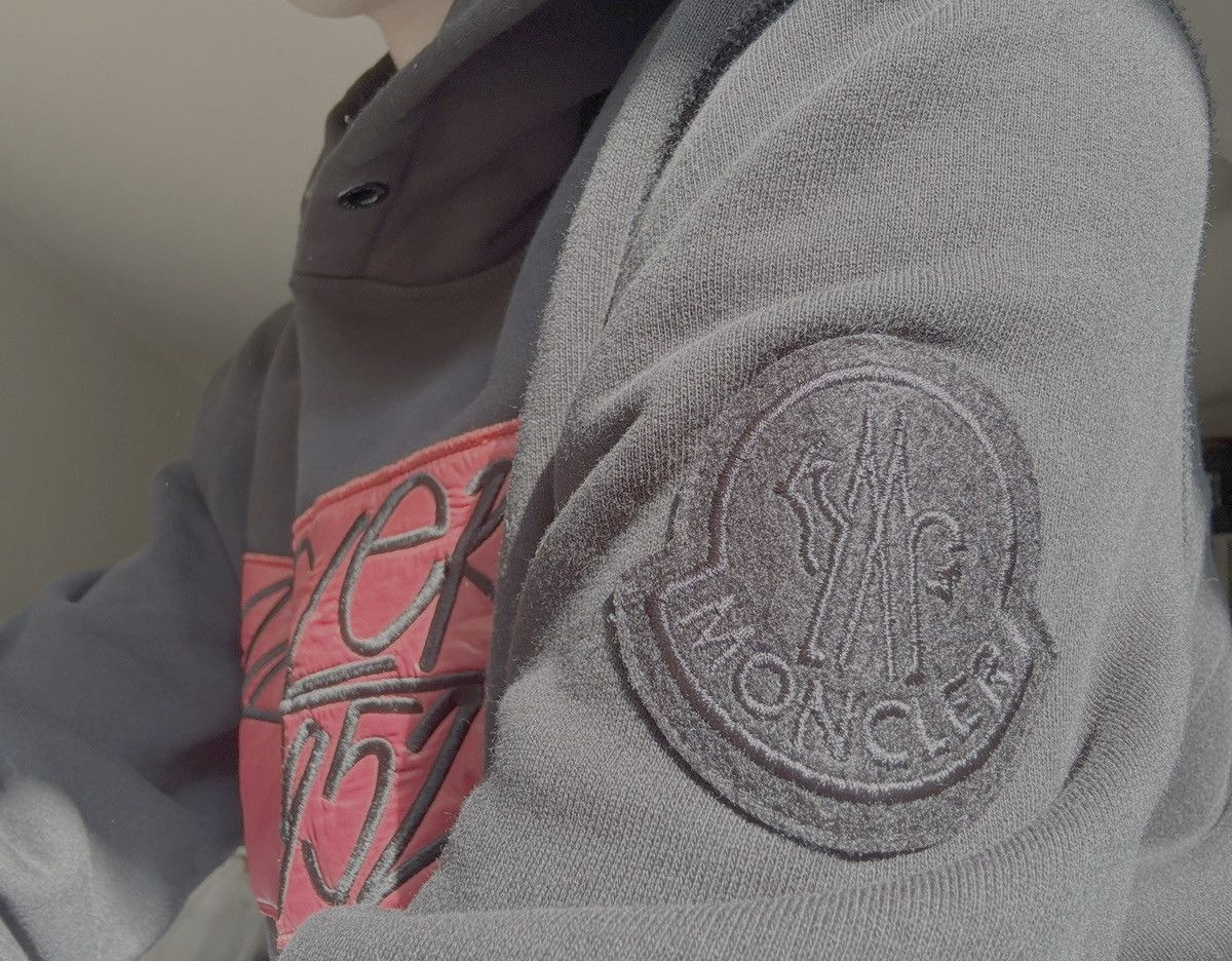 Moncler Genius Moncler Genius 2 Moncler 1952 Black Patch Hoodie Size US S / EU 44-46 / 1 - 6 Thumbnail