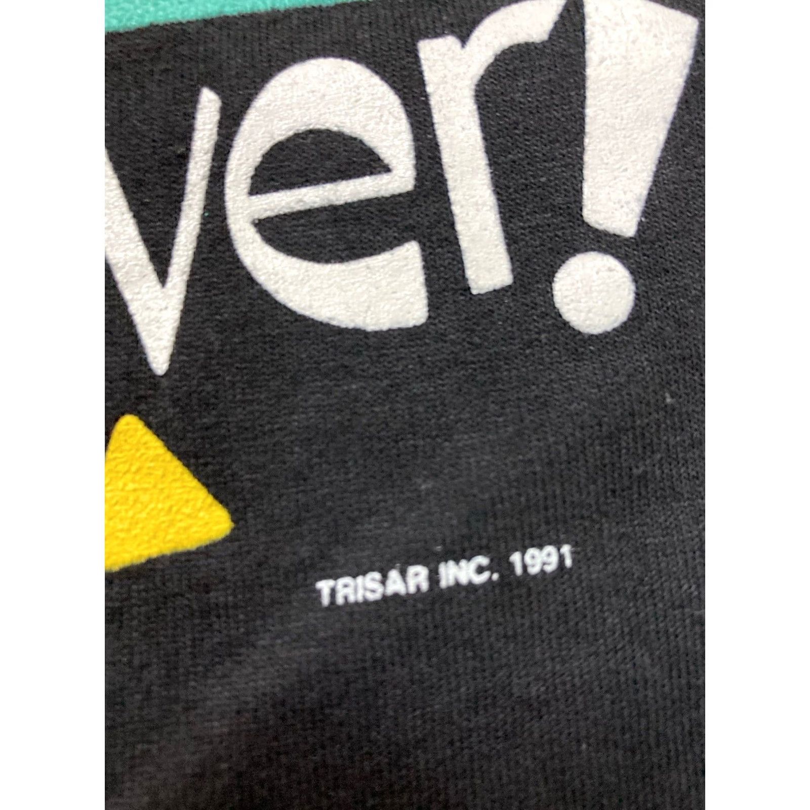Hanes VINTAGE Hanes 50 & Better Than Ever T-Shirt Mens XL Black 90s USA Graphic Print Short Sleeve Crew Neck Cotton 1990s Size US XL / EU 56 / 4 - 3 Thumbnail