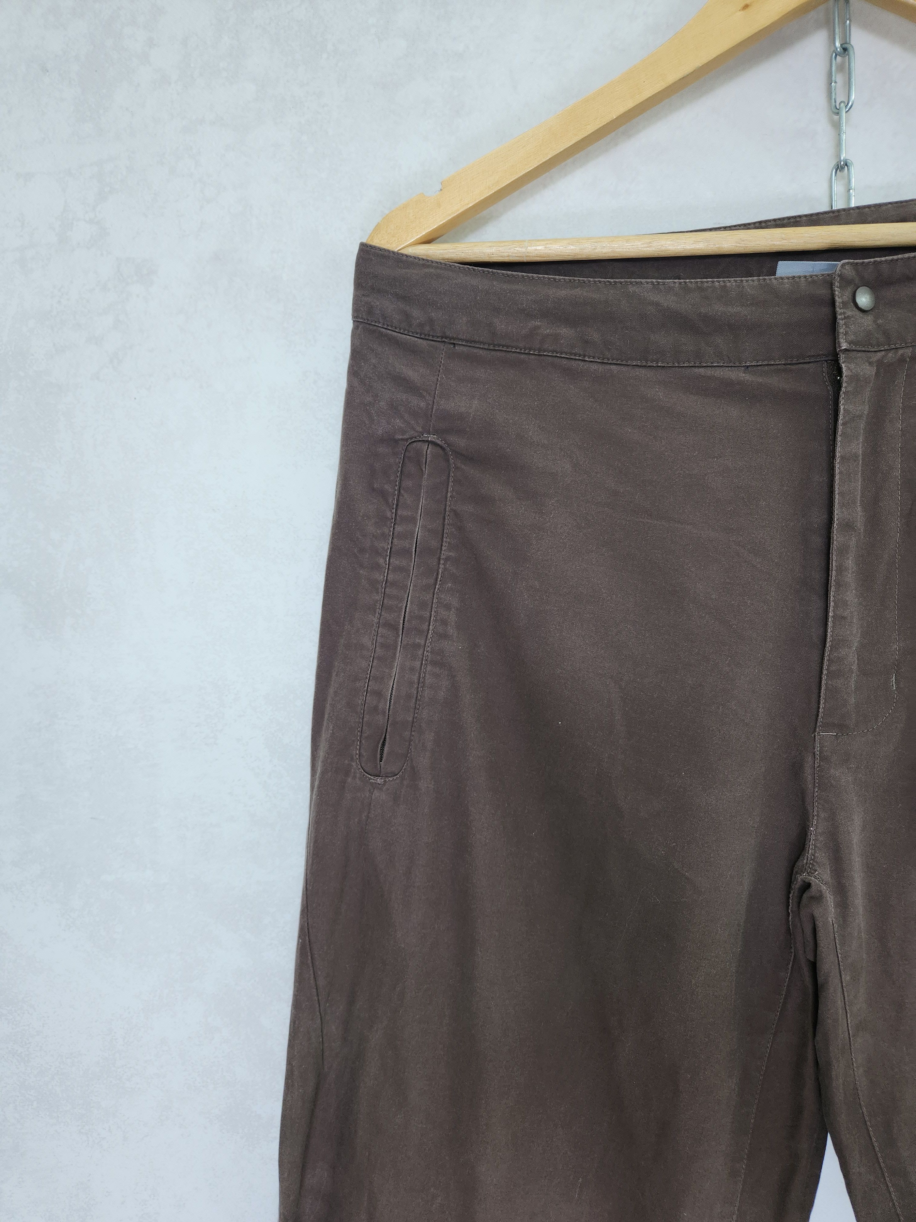 Nike Vintage y2k Nike wmns cotton brown casual pants size M Size 32" / US 10 / IT 46 - 7 Thumbnail