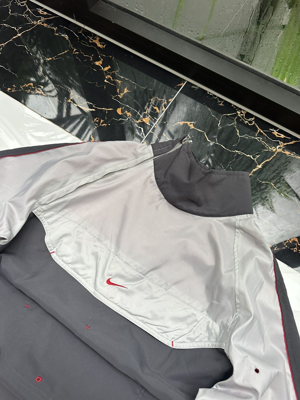 Nike × Vintage 🐭NIKE AIR MAX VINTAGE BASIC LOGO STREETWEAR LIGHT JACKET🐭 Size US S / EU 44-46 / 1 - 6 Thumbnail