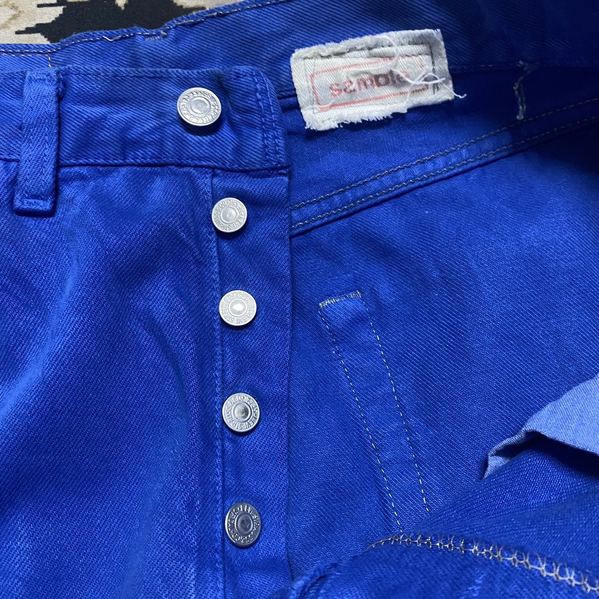 Needles Levis Sample Rebuild Lace Sidetape Jeans Royal Blue Size US 32 / EU 48 - 22 Thumbnail