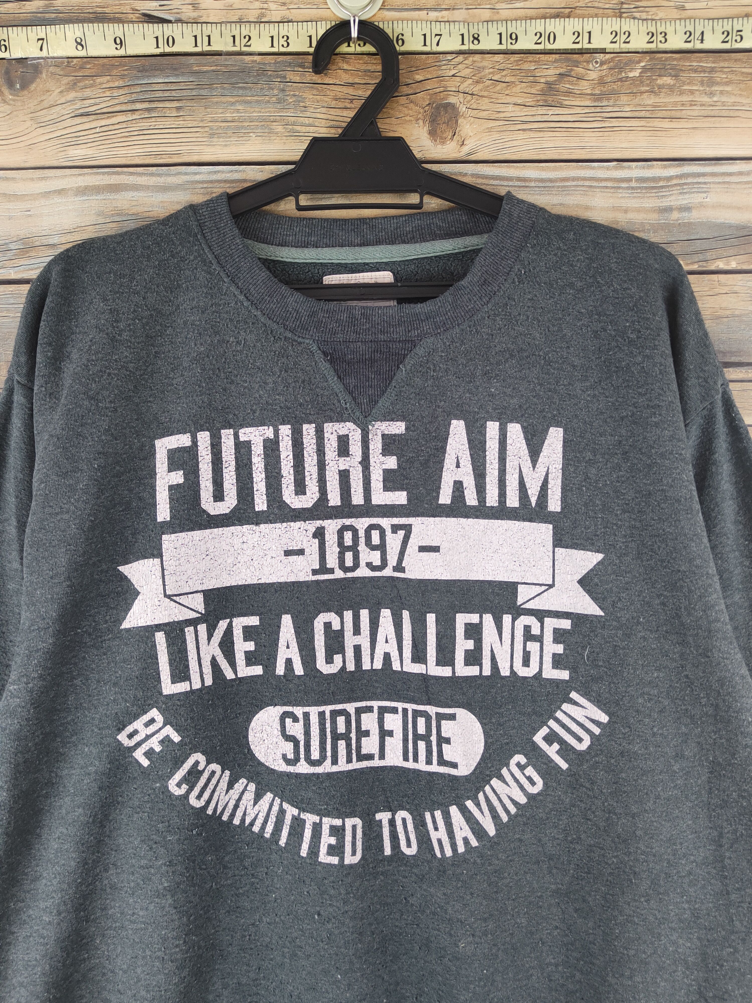 Japanese Brand Vintage Japanese Brand Dark Green Sweatshirts Size US L / EU 52-54 / 3 - 2 Thumbnail