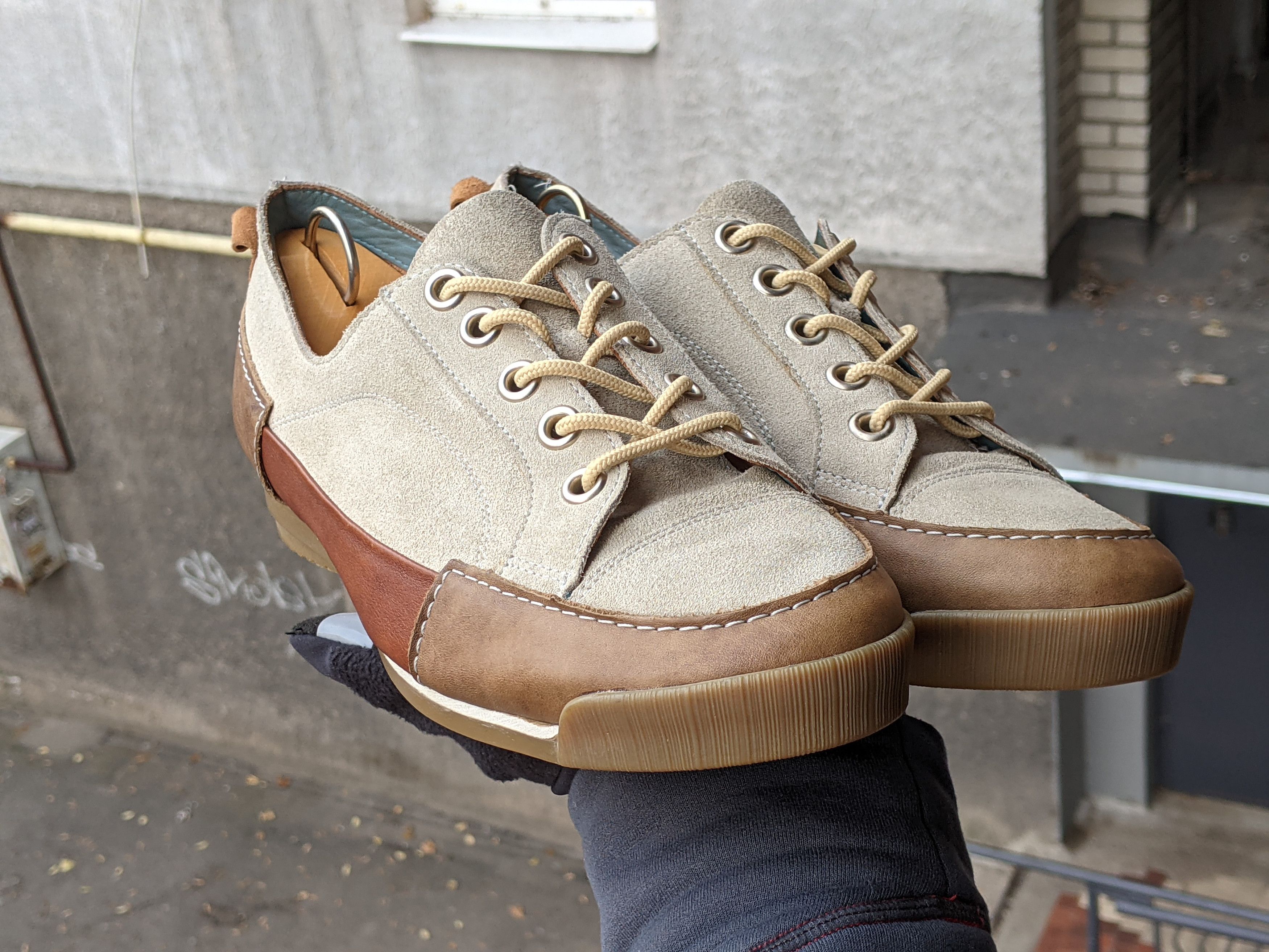 Japanese Brand Think! Leather Casual Sneakers Shoes Prada Dior Puma Size US 9 / EU 42 - 10 Thumbnail