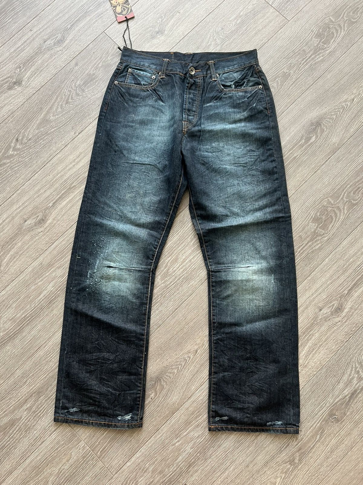Ed Hardy Vintage Ed Hardy Jeans by Christian Audigier Denim Pants Y2K Size US 32 / EU 48 - 9 Thumbnail