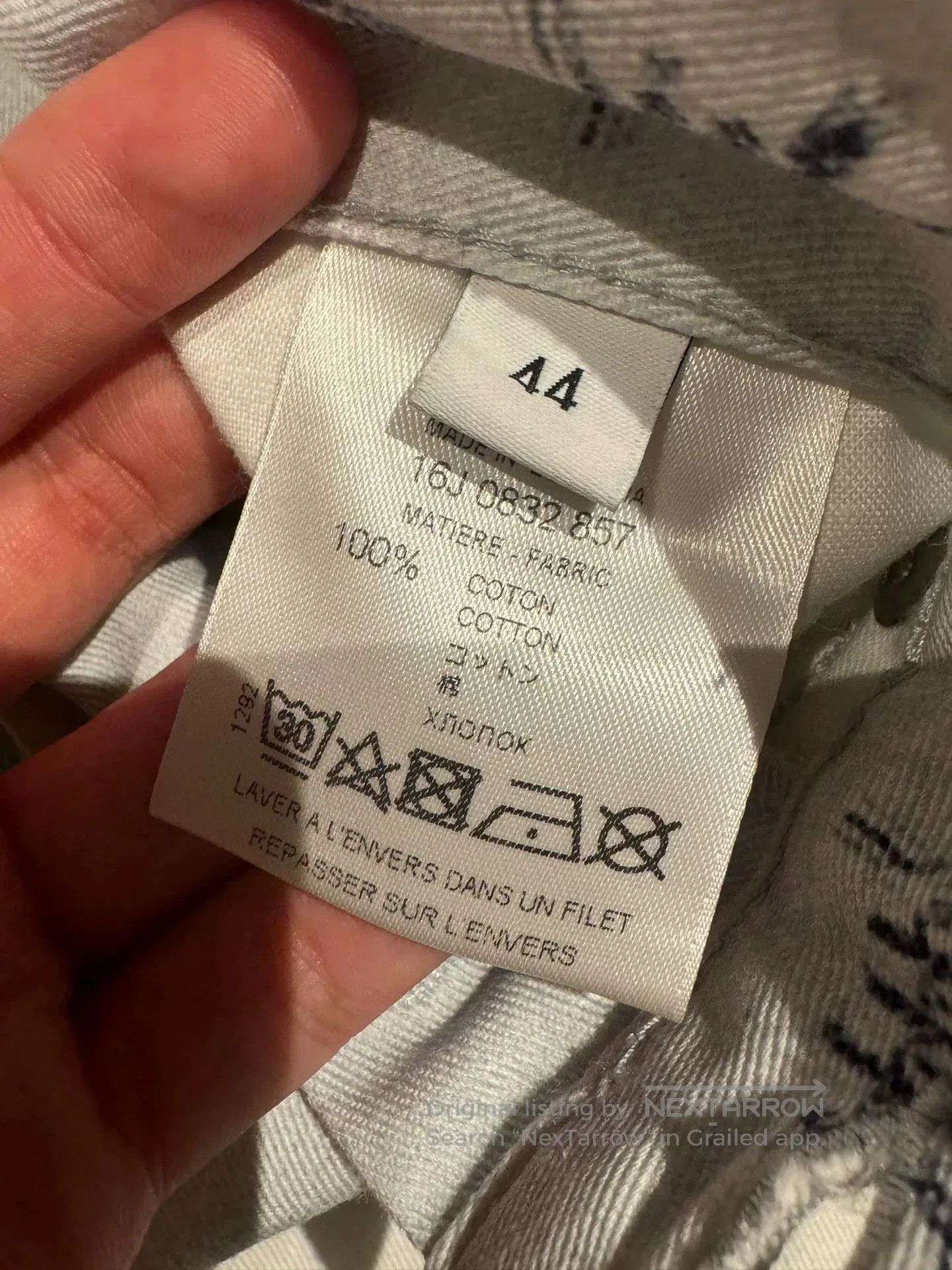Givenchy givenchy paris jesus print denim pants. Size US 31 - 4 Thumbnail