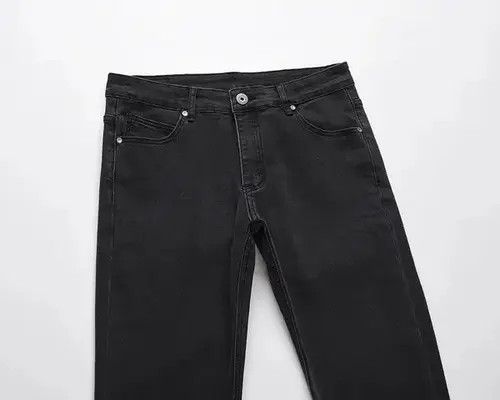 Jean Trendy retro street hip-hop distressed casual flared jeans Size US 32 / EU 48 - 3 Thumbnail