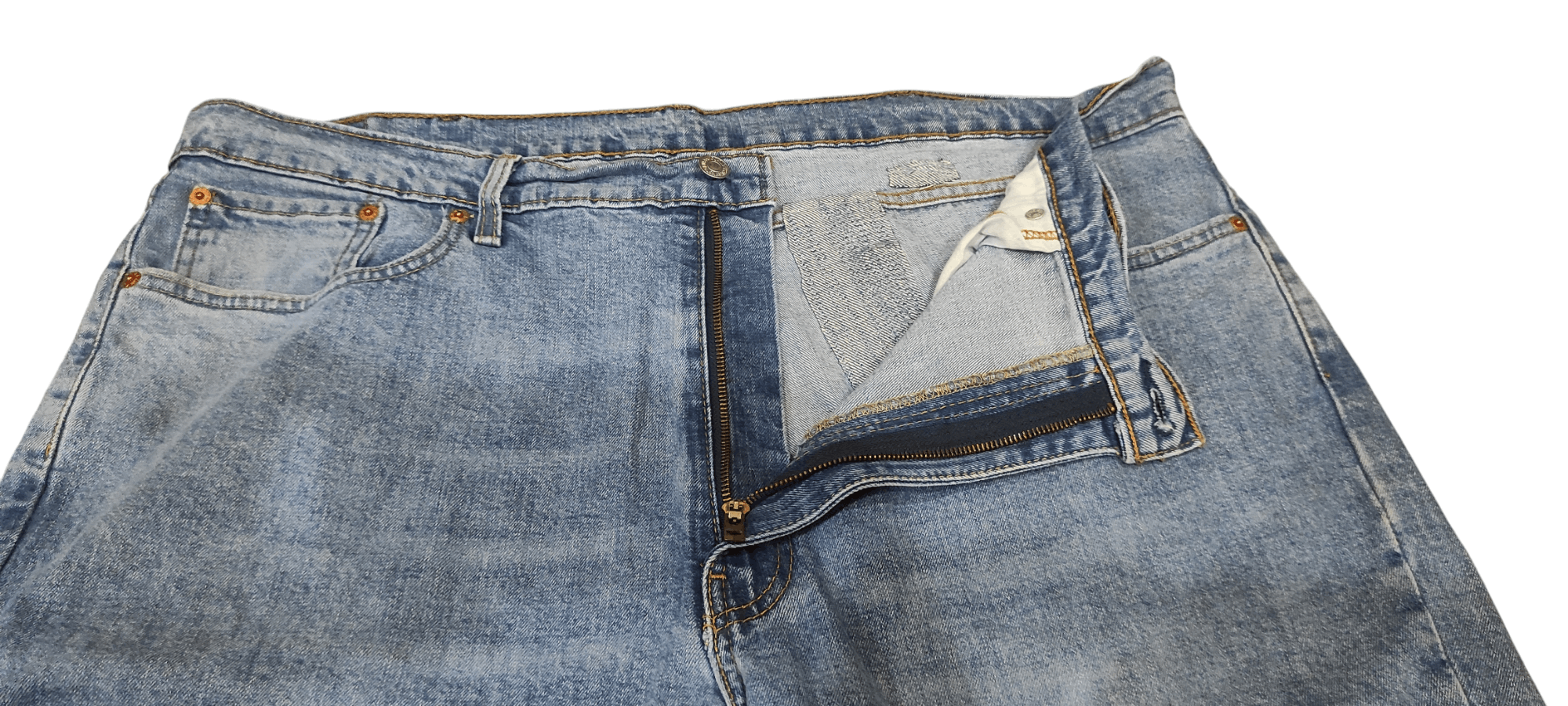 Levi's Levis Distressed Washed Denim Size US 42 / EU 58 - 6 Thumbnail