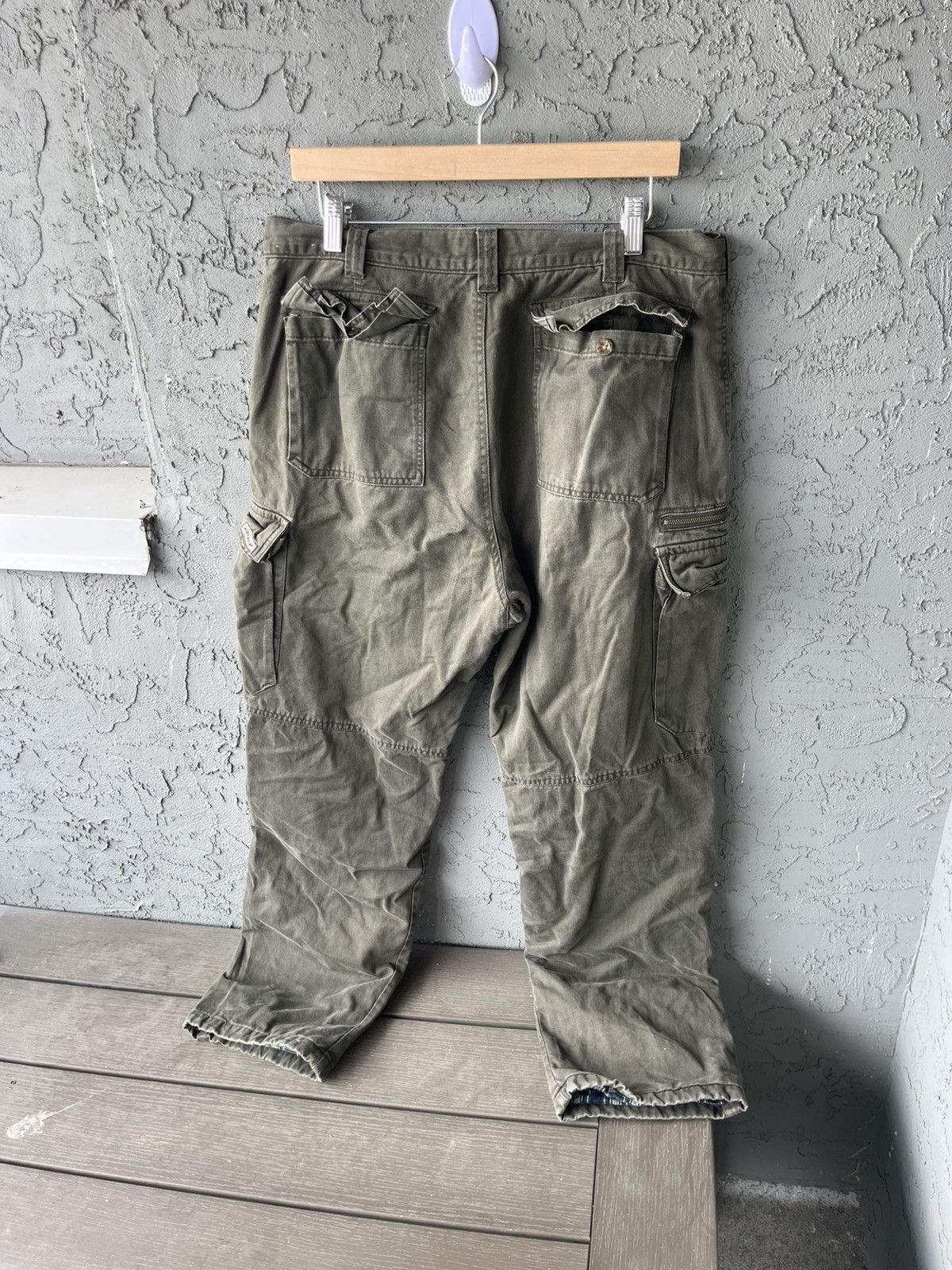 Woolrich Woolen Mills Vintage Woolrich Flannel-Lined Cargo Pants Size 34 Size US 34 / EU 50 - 4 Thumbnail