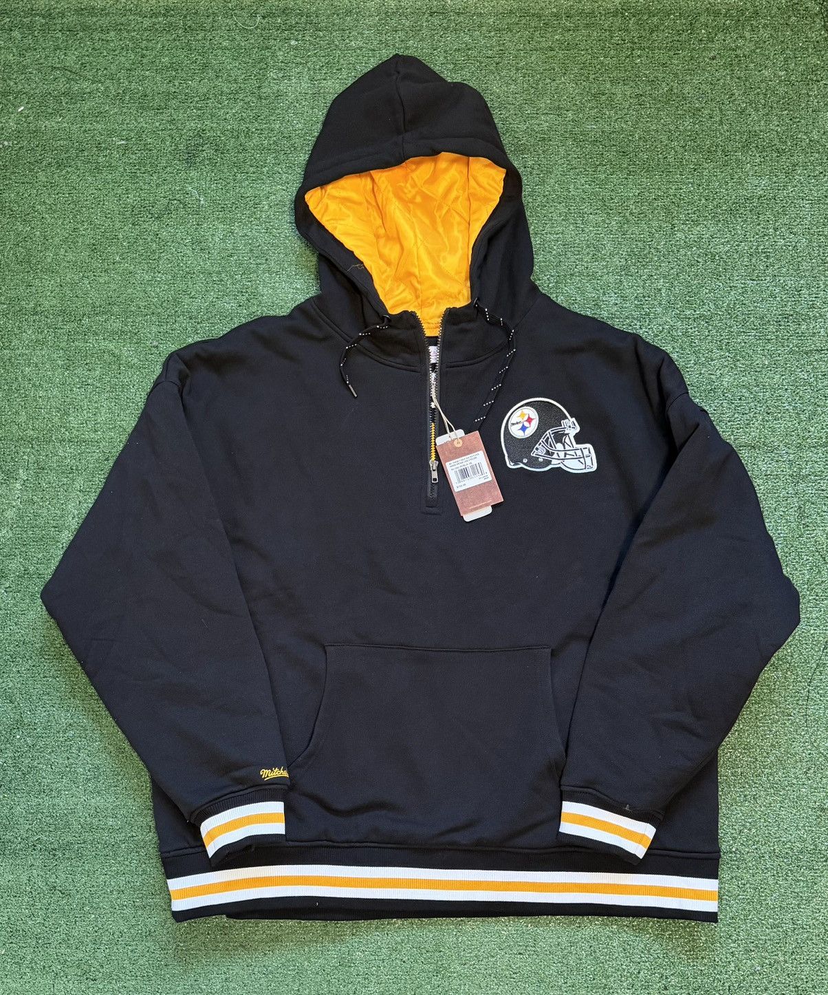 Mitchell & Ness Pittsburgh Steelers Mitchell & Ness Quilted Fleece Quarter Size US XXL / EU 58 / 5 - 1 Thumbnail