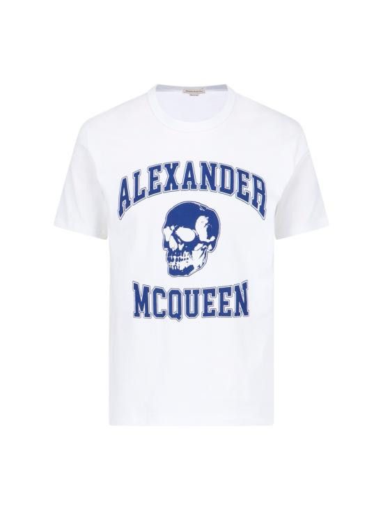 Alexander McQueen ALEXANDER MCQUEEN Men T-Shirts 759442 QTAAW 0963 White Size US L / EU 52-54 / 3 - 1 Thumbnail