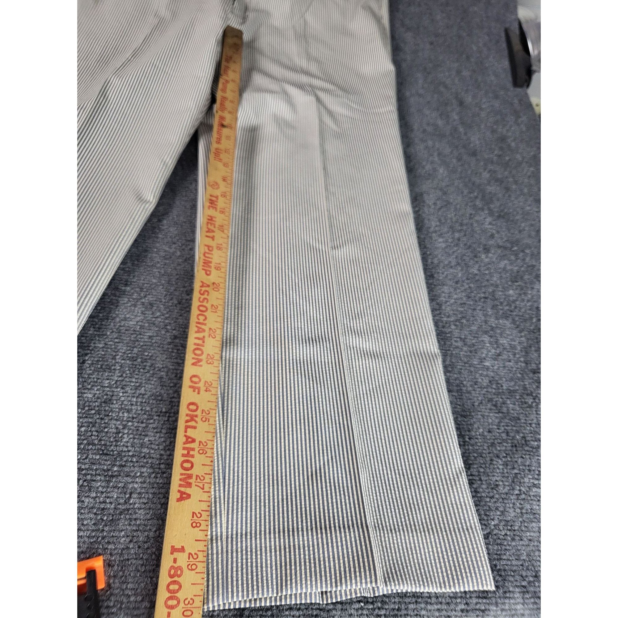 Lauren Ralph Lauren Lauren Ralph Lauren Striped Pants Men Sz 40X30 Blue White Se Size US 40 / EU 56 - 2 Thumbnail